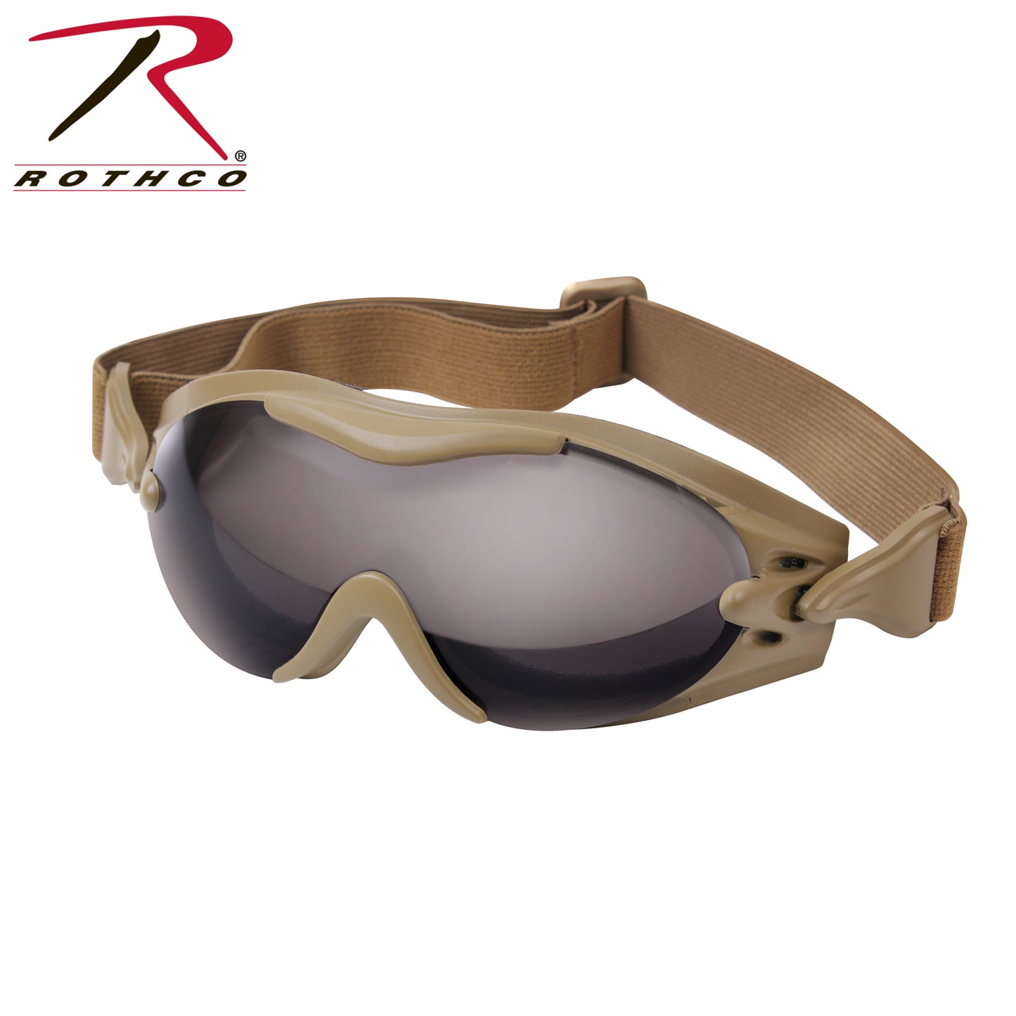 Rothco SWAT Tec Single Lens Tactical Goggle Coyote Brown