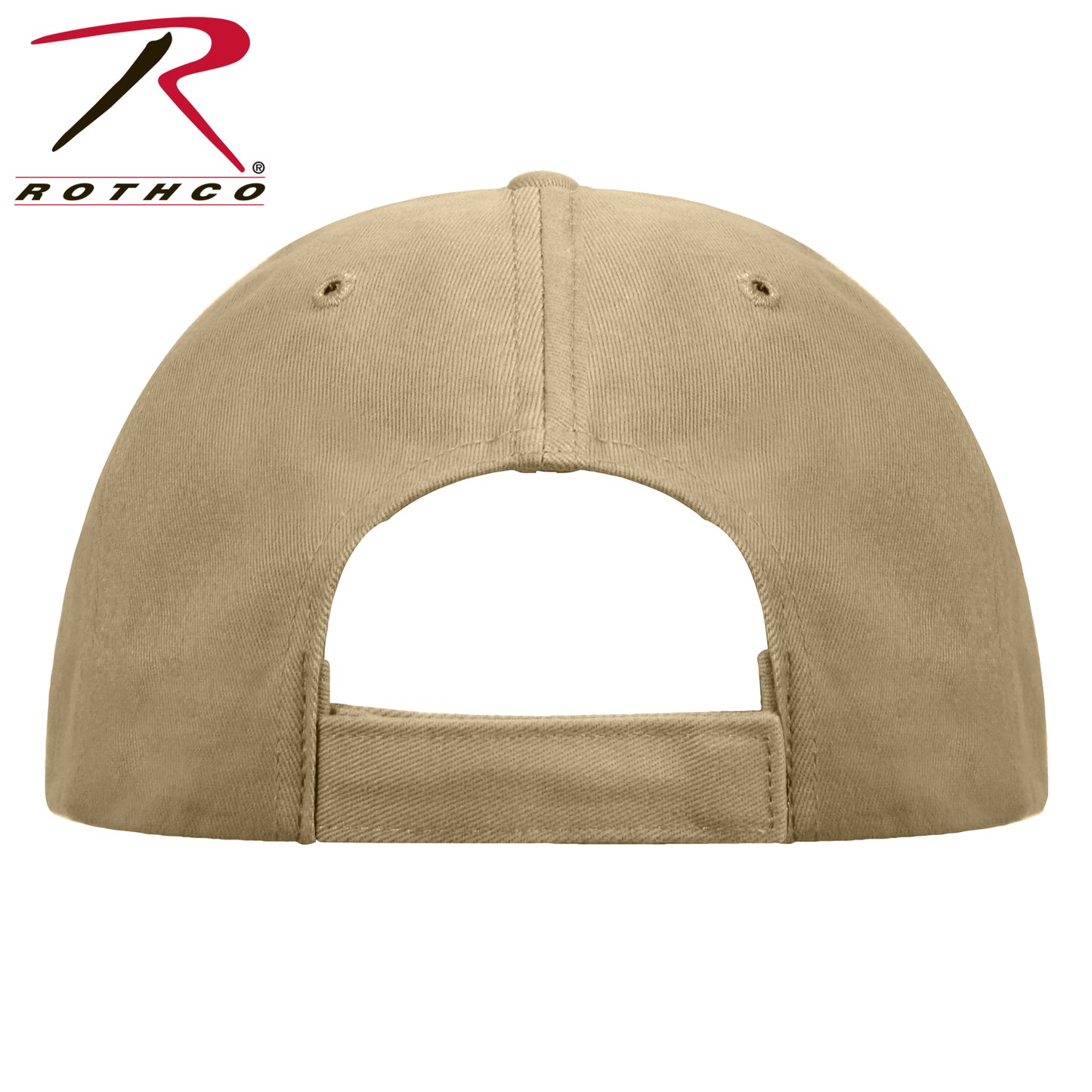 Rothco Supreme Solid Color Low Profile Cap Khaki Size One Size