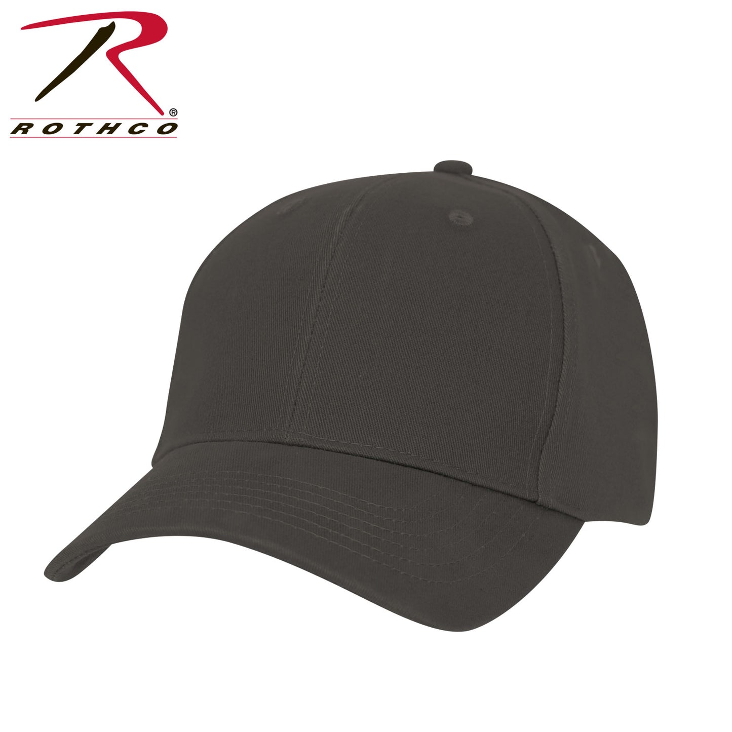 Rothco Supreme Solid Color Low Profile Cap Gunmetal Grey Size One Size