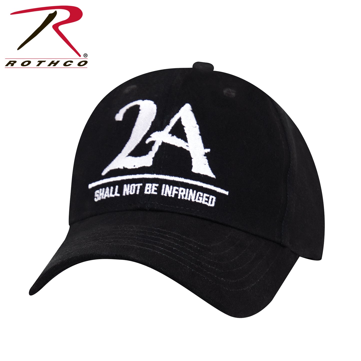 Rothco 2A "Shall Not Be Infringed" Low Profile Cap - Black Black Size One Size