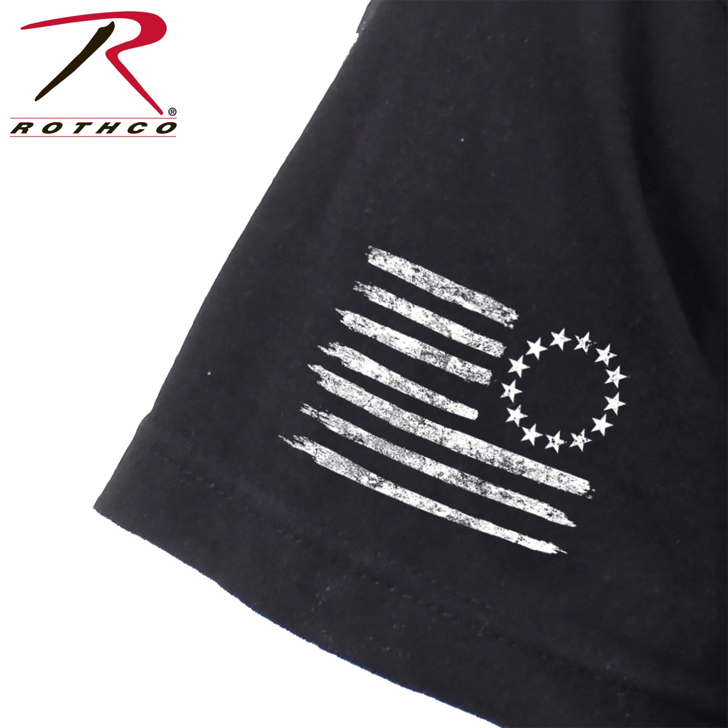 Rothco 1776 T-Shirt - Black Black Size M