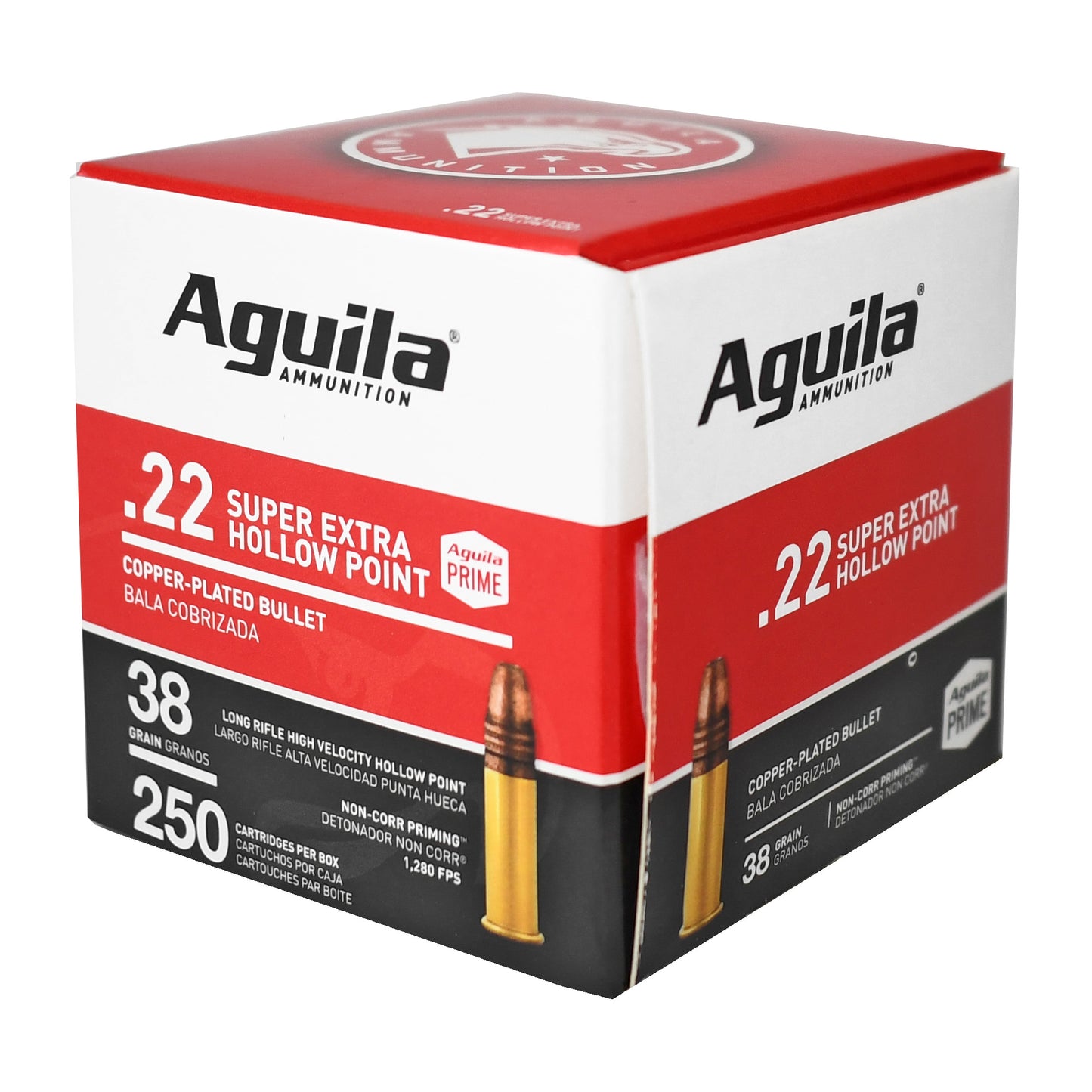 Aguila Ammunition 22LR Hollow Point 38 Grain * 250 Rounds for Small Game and Varminters