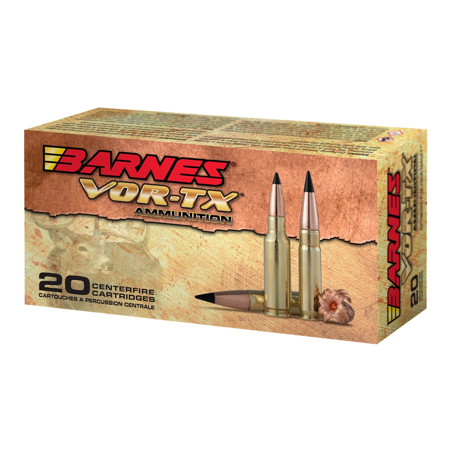 Barnes VOR-TX 6.5 Grendel 115-Grain Tipped Triple Shock X Ammunition