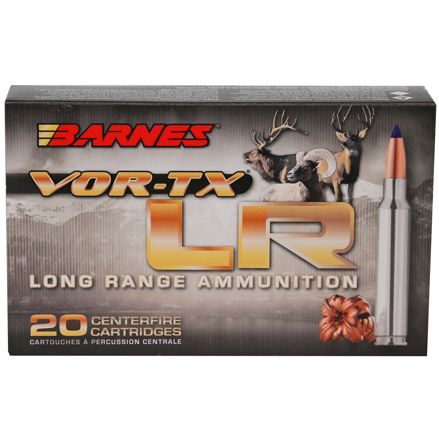 Barnes VOR-TX Long Range 6.5 Creedmoor 127 Grain LRX Ammunition (20 Rounds)