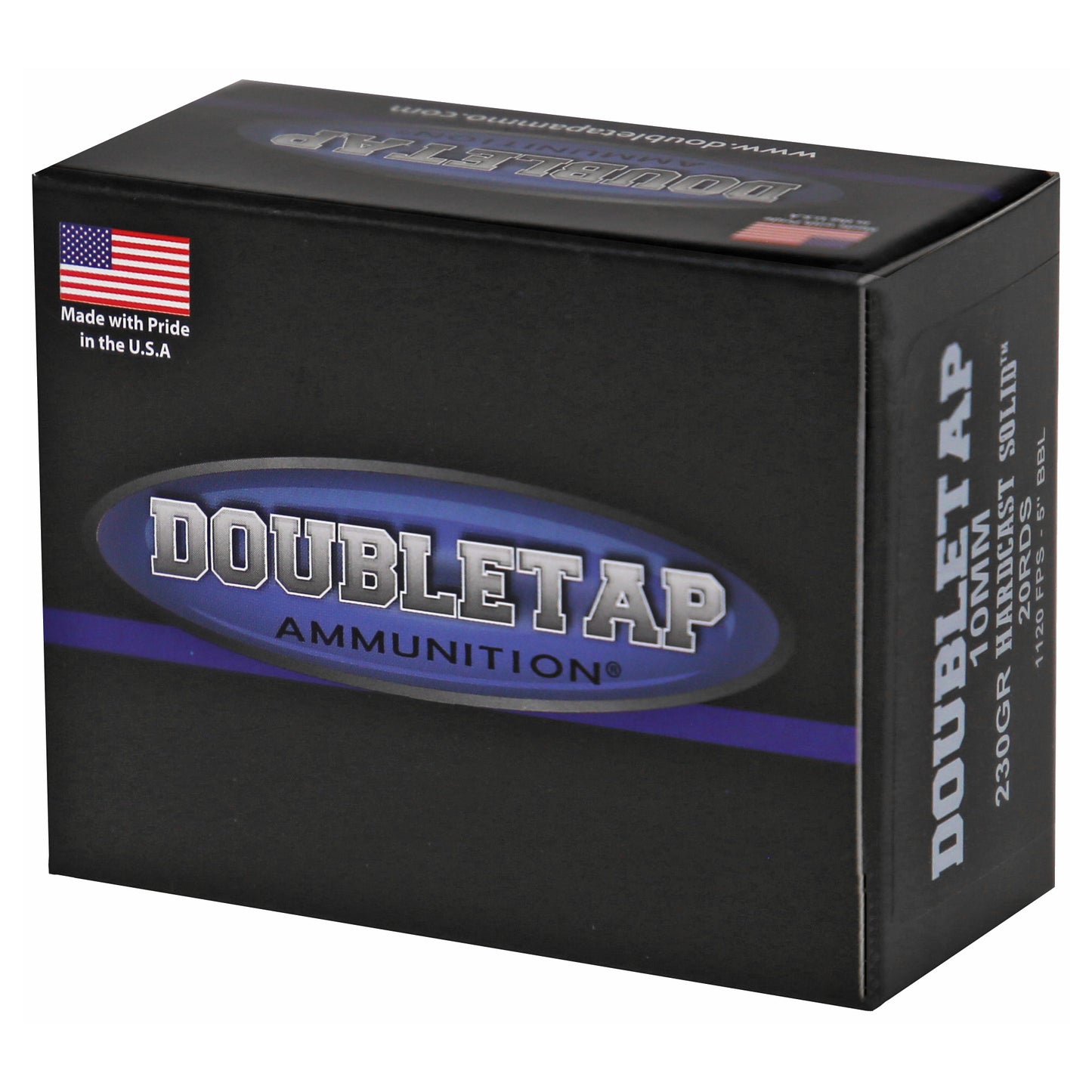 DoubleTap Ammunition 10mm 230 Grain Hardcast Solid Bullets * Deep Penetration for Big Game and Hunting