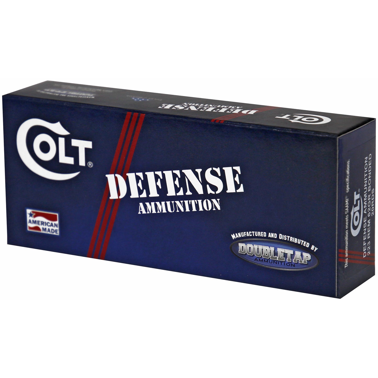 DoubleTap Ammunition Colt Defense 223 Remington 62 Grain Copper Hollow Point Ammo