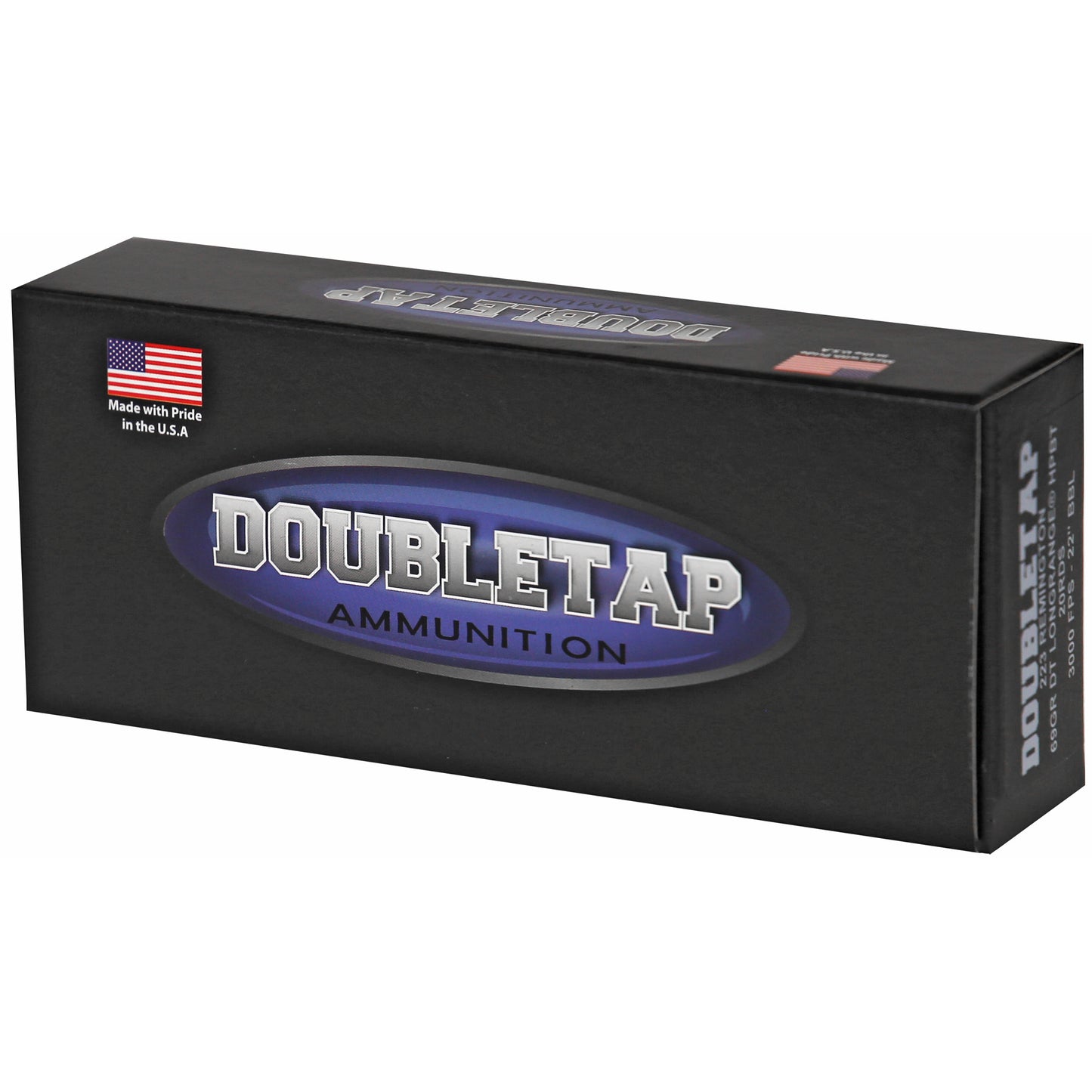 DoubleTap Ammunition 223 Remington Long Range 69-Grain Boat Tail Hollow Point * Pack of 20