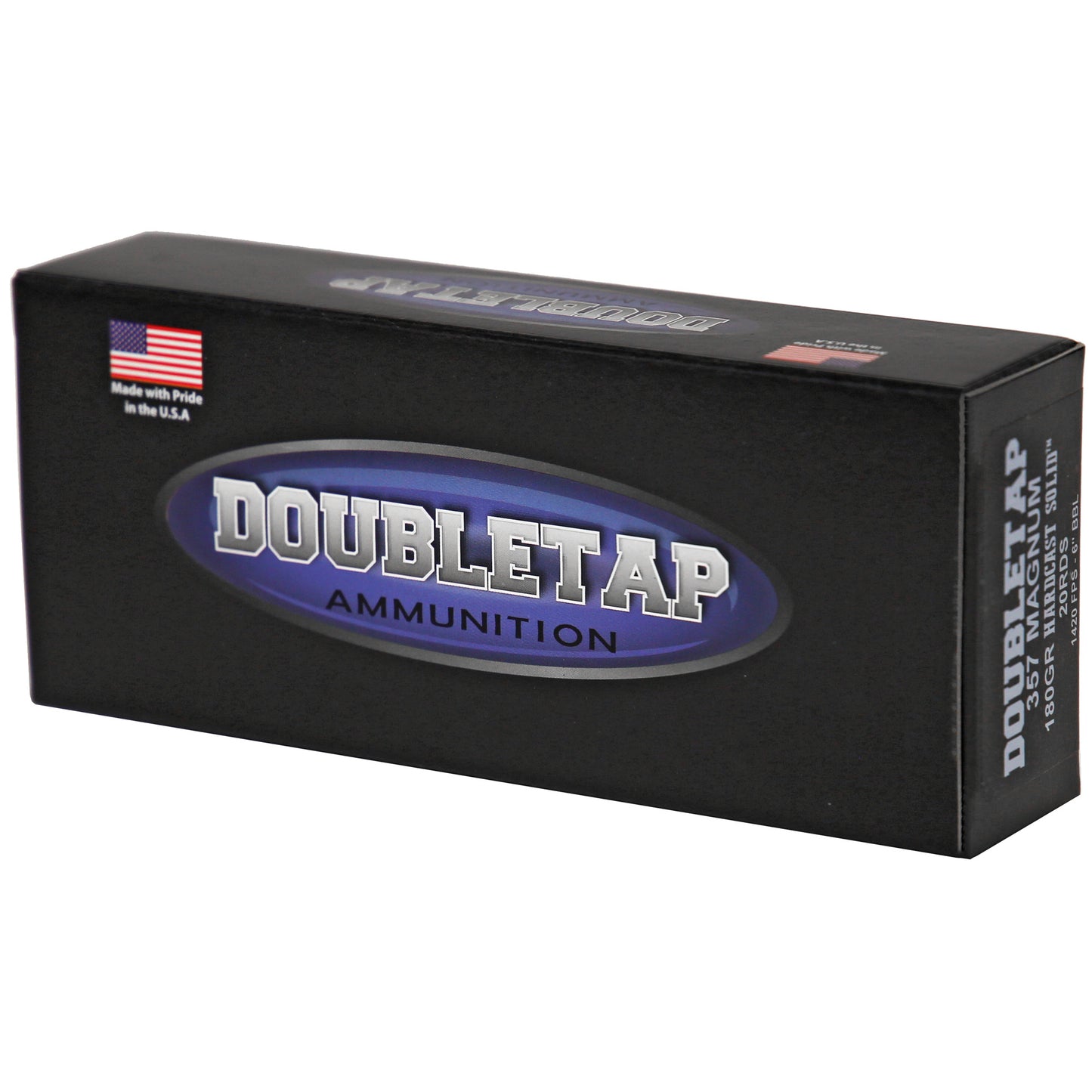 DoubleTap Ammunition 357 Magnum Hardcast Solid 180-Grain - Heavyweight Load for Hunting and Woods Protection