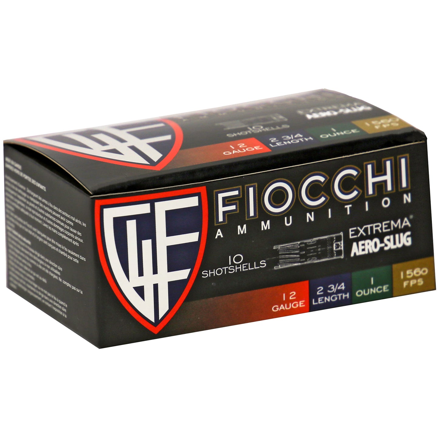 Fiocchi Ammunition 12 Gauge Aero Slug HV * Reliable Defensive Slug for Home and Personal Safety