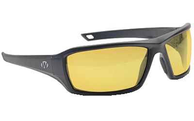 Walker's IKON Forge Shooting Glasses with Amber Lenses * Black Full Frame Safety Eyewear