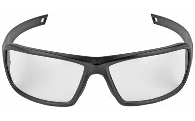 Walker's IKON Forge Shooting Glasses with Clear Lenses, Black Full-Frame Design
