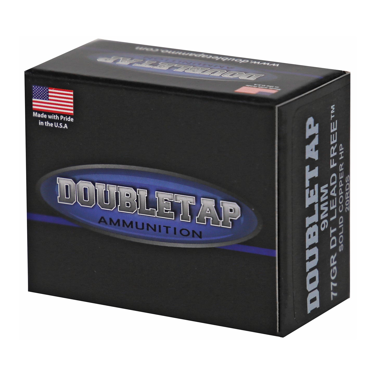 DoubleTap Ammunition 9mm 77 Grain Copper Lead-Free Hollow Point * Ideal for Home Defense and Concealed Carry