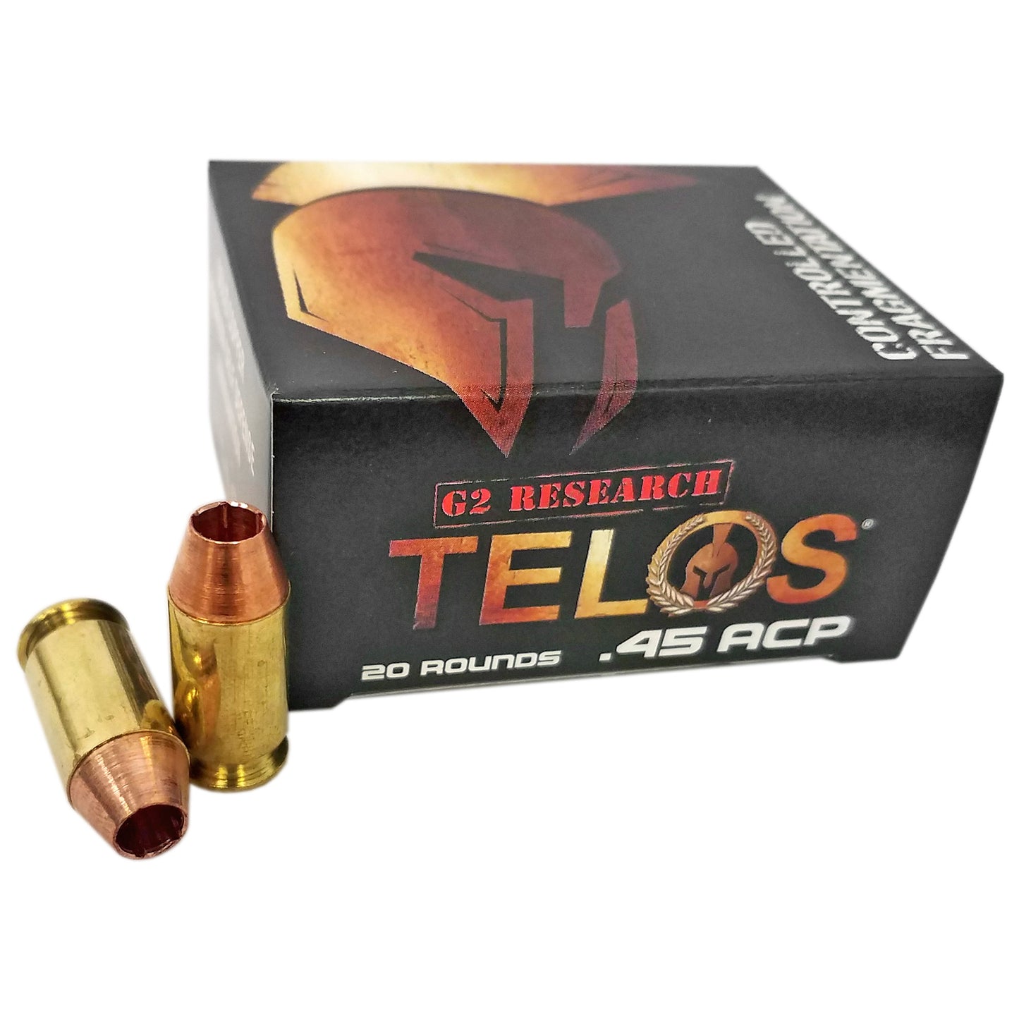 G2 Research Telos 45 ACP 160-Grain Copper Lead-Free Projectiles - Box of 20, Case of 500