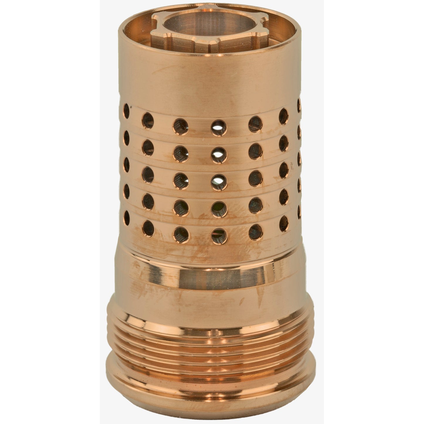 Q Cherry Bomb Muzzle Brake for 9mm with 1/2x28 Thread Pattern