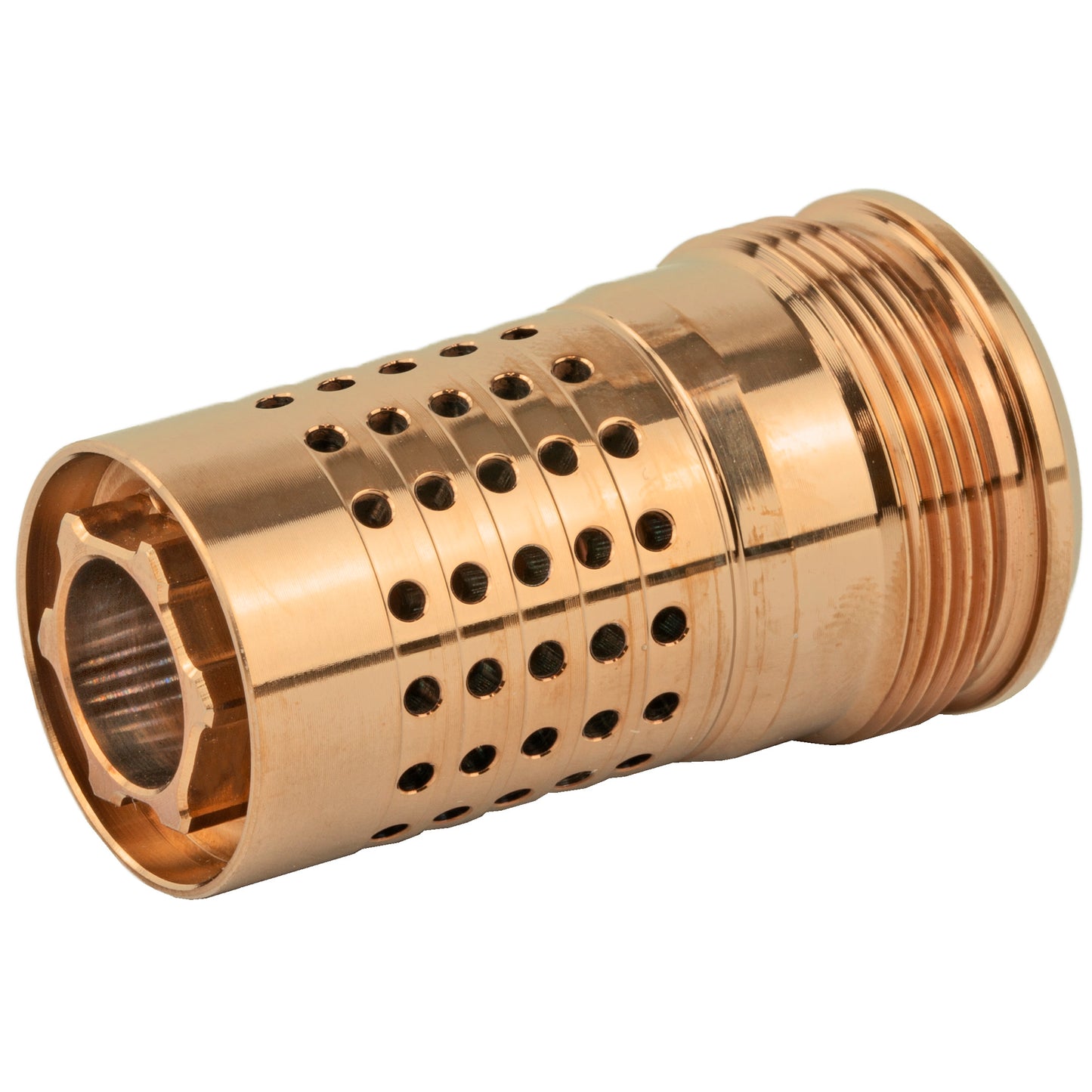 Q Cherry Bomb Muzzle Brake for 9mm with 1/2x28 Thread Pattern