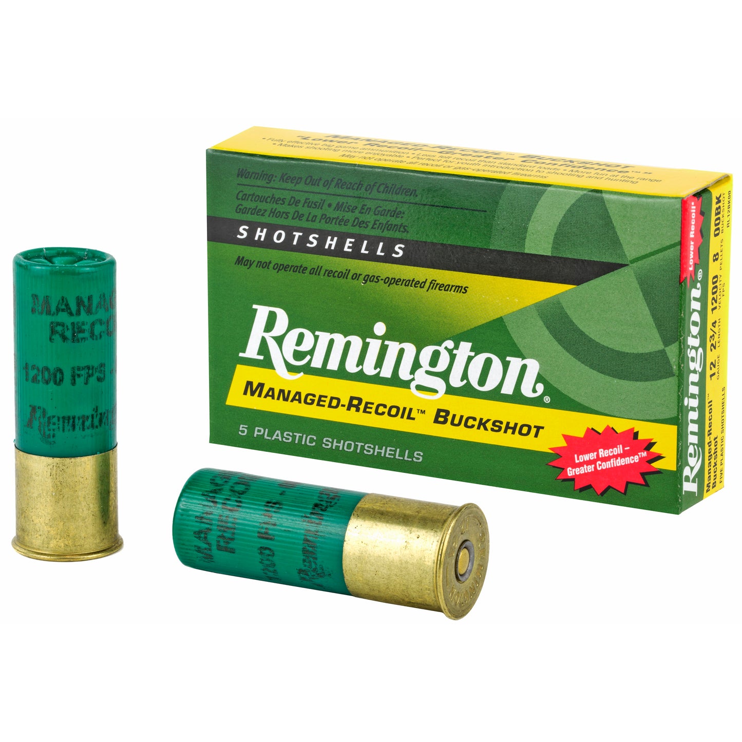 Remington Express MR 12 Gauge 2.75 Inch OO Buckshot * 3 Dram, 00 Buck, 5 Rounds Per Box