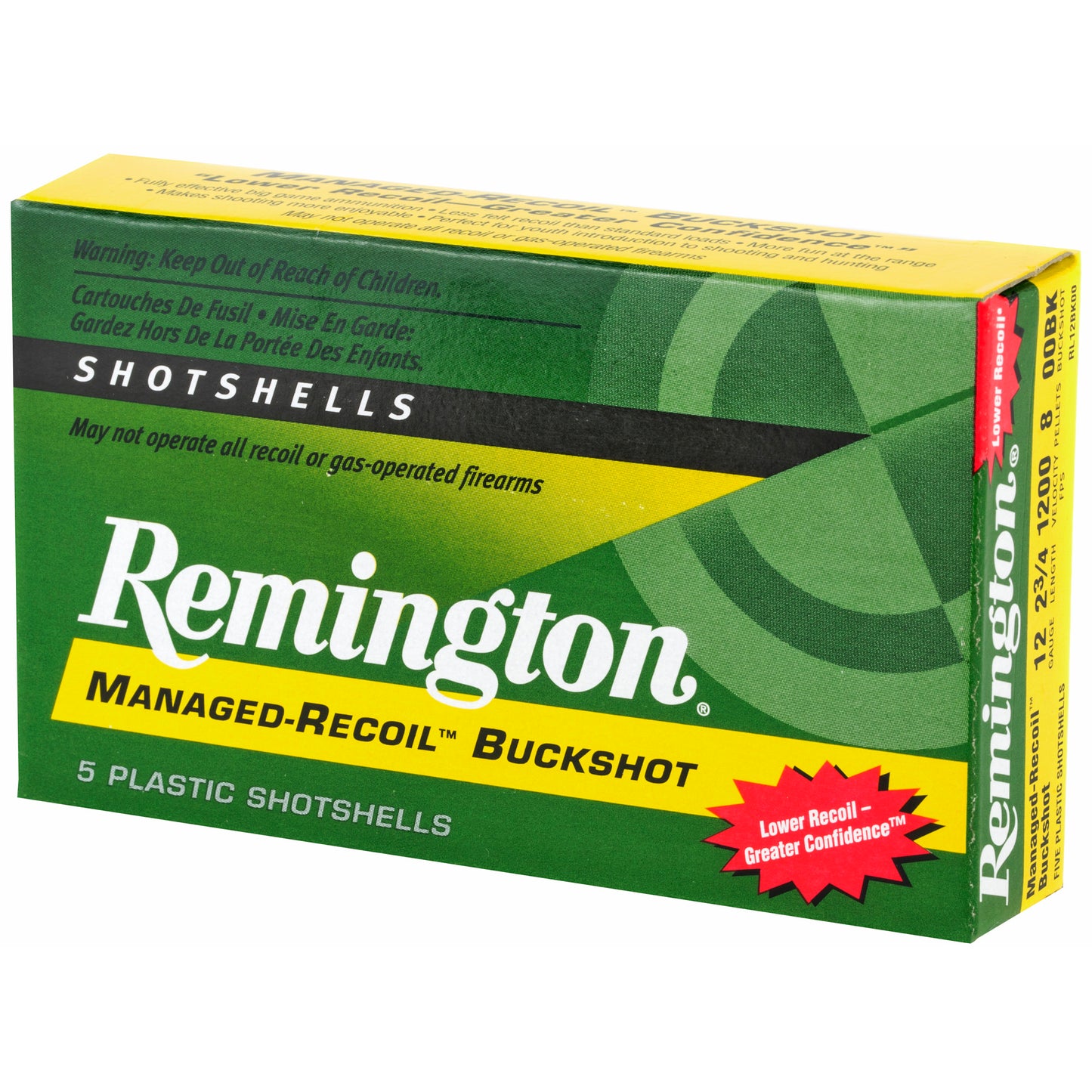 Remington Express MR 12 Gauge 2.75 Inch OO Buckshot * 3 Dram, 00 Buck, 5 Rounds Per Box