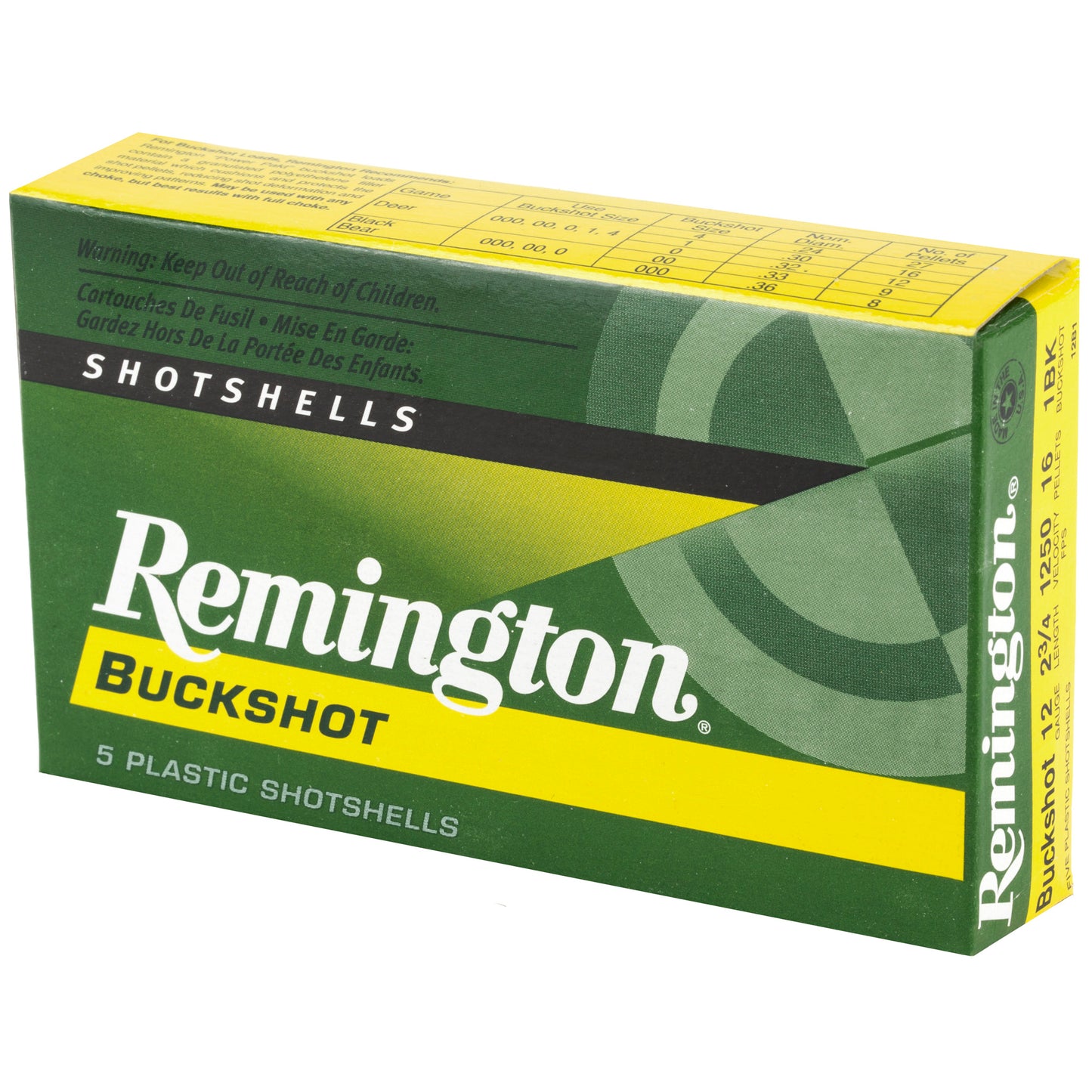 Remington Express 12 Gauge 2.75-Inch 1 Buckshot Shotshells * Reliable Hunting and Home Defense Load