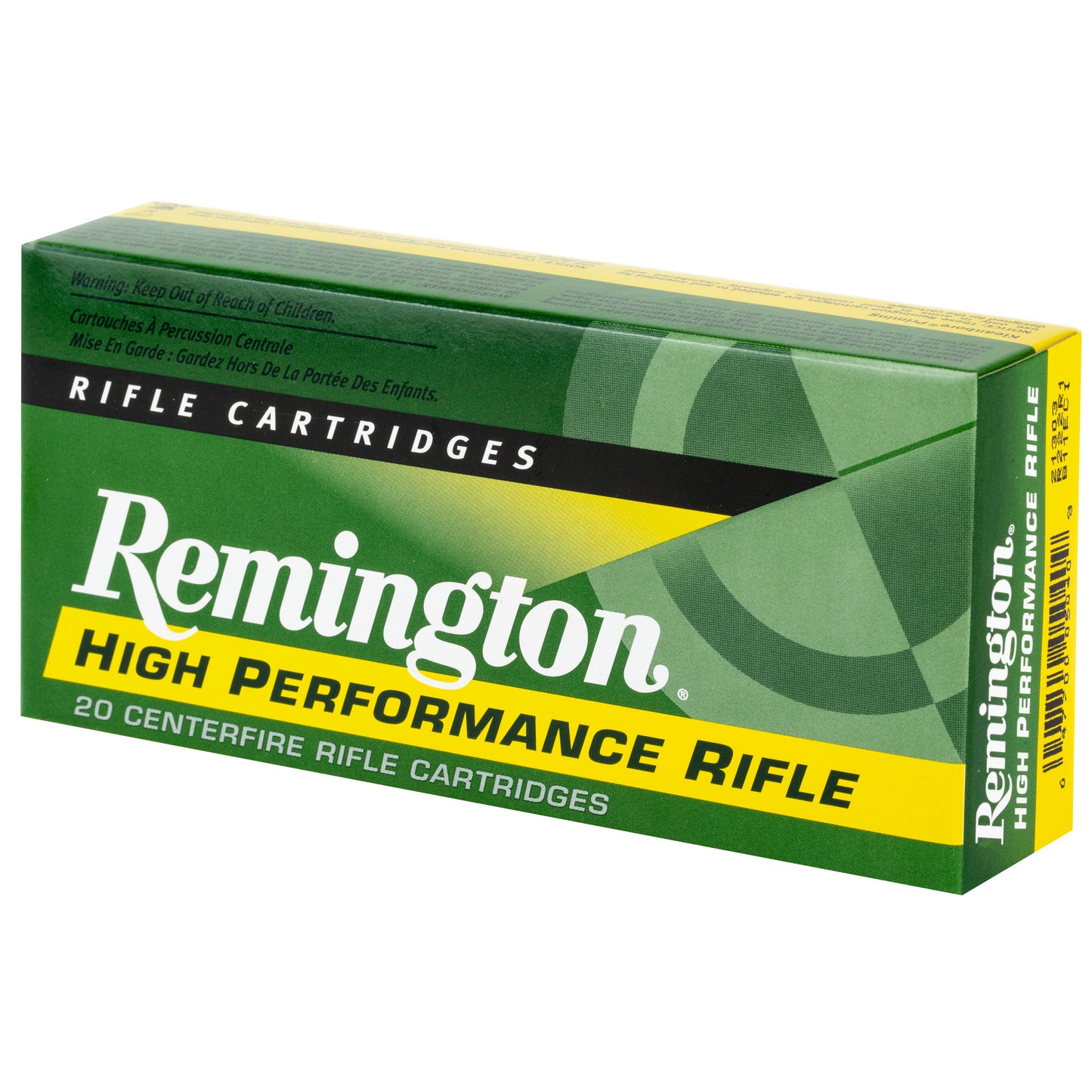 Remington High Performance Rifle .222 Remington 50 Grain Pointed Soft Point Ammunition * 20 Rounds per Box