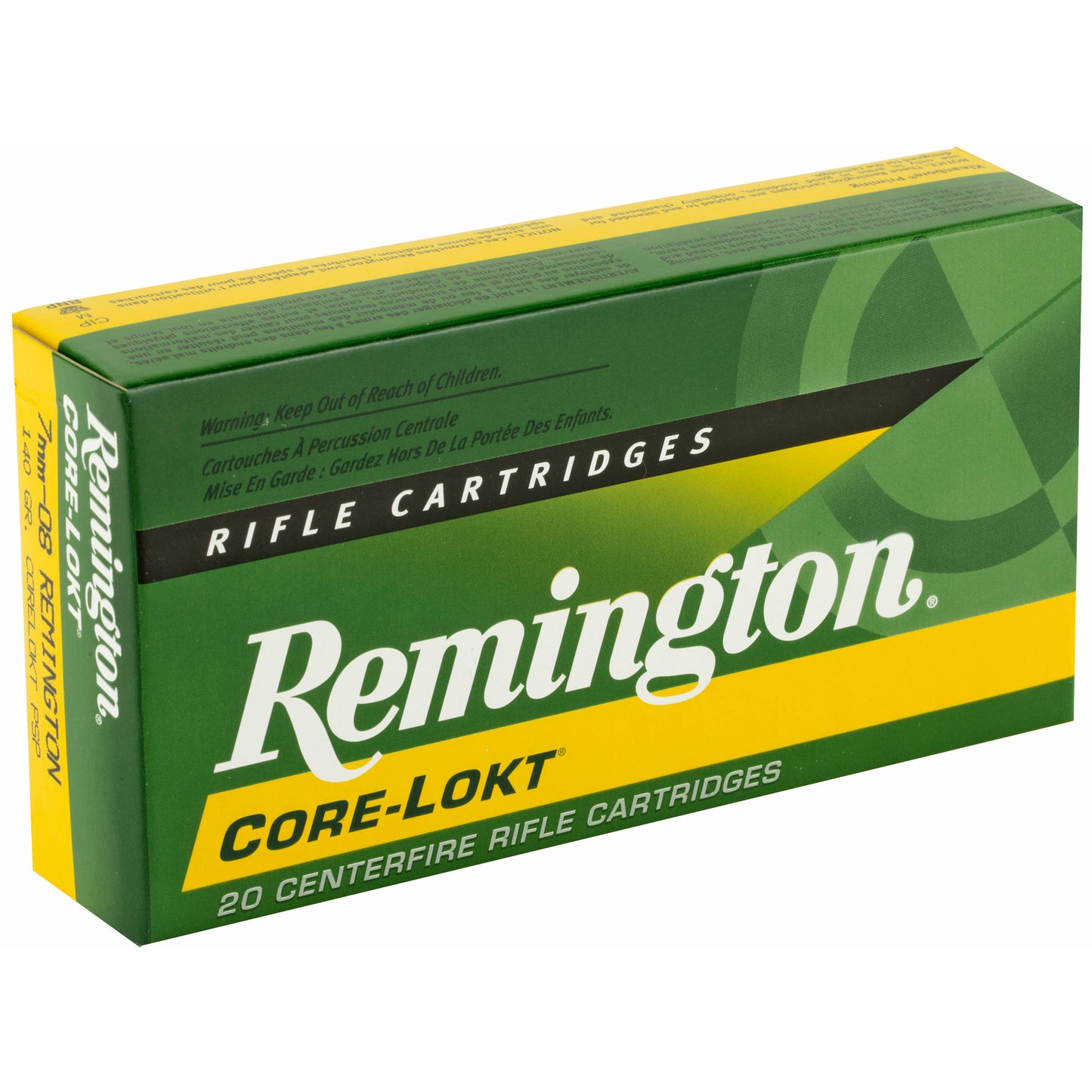 Remington Core-Lokt 7mm-08 140 Grain Pointed Soft Point Ammunition - Trusted Big Game Choice