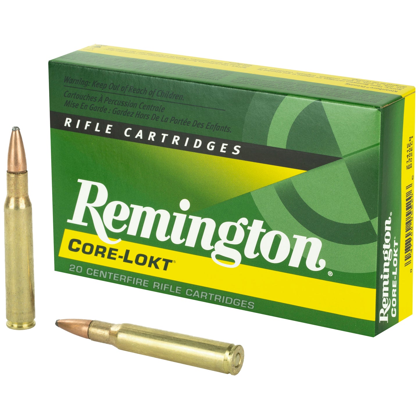 Remington Core-Lokt 30-06 Springfield 165-Grain Pointed Soft Point Ammo - Reliable Big Game Hunting