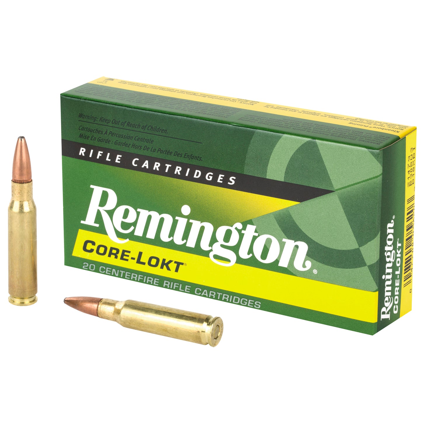 Remington Core-Lokt 308 Winchester 180-Grain Pointed Soft Point Ammunition (20 Rounds per Box)