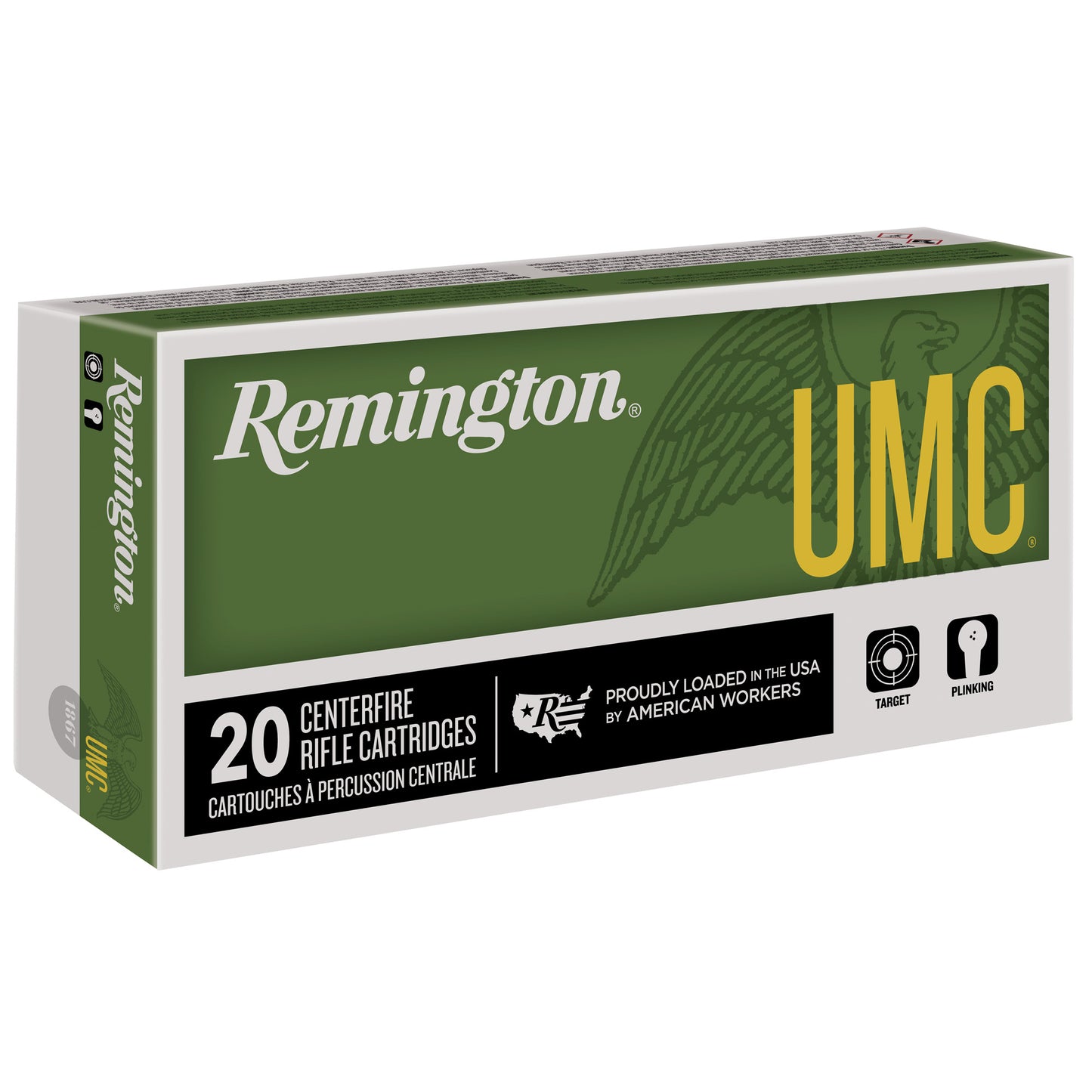 Remington UMC 450 Bushmaster 260 Grain Full Metal Jacket Rifle Ammunition - 20 Rounds Per Box
