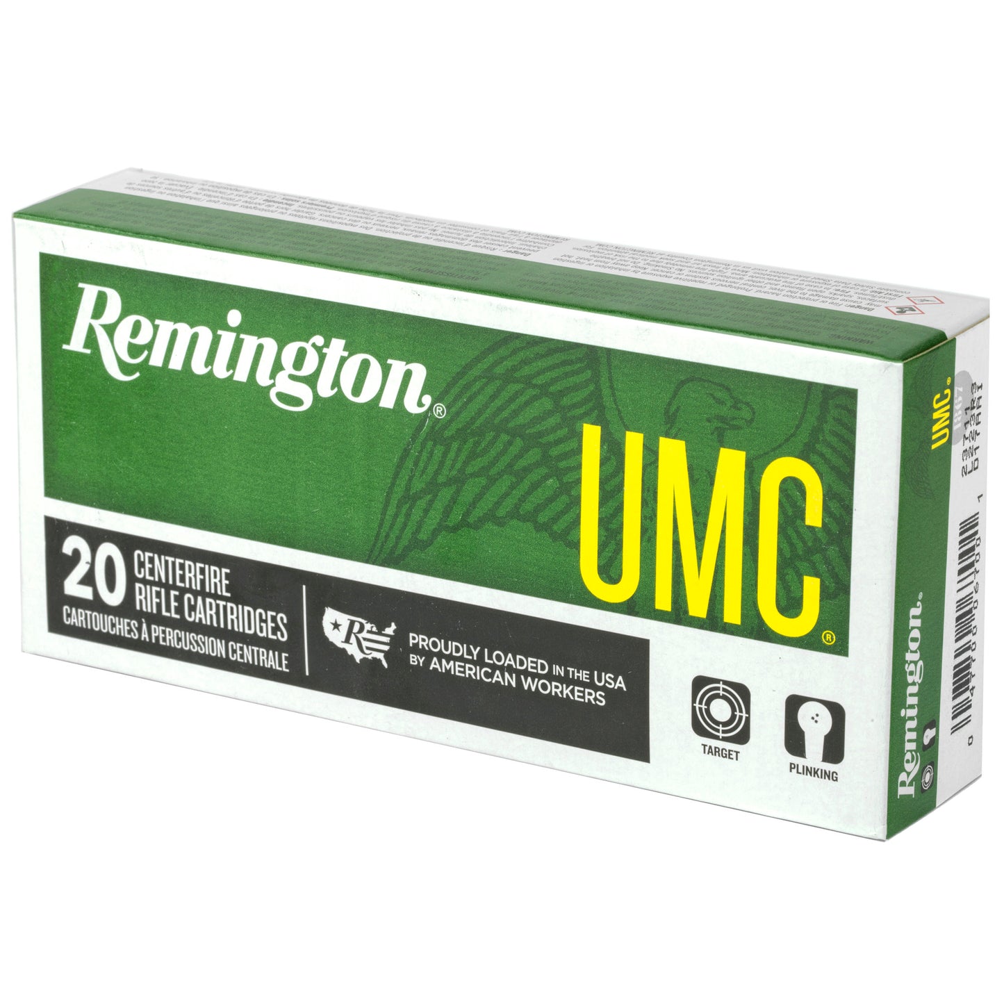 Remington UMC .223 Remington 55 Grain Full Metal Jacket Rifle Ammunition - 20 Rounds