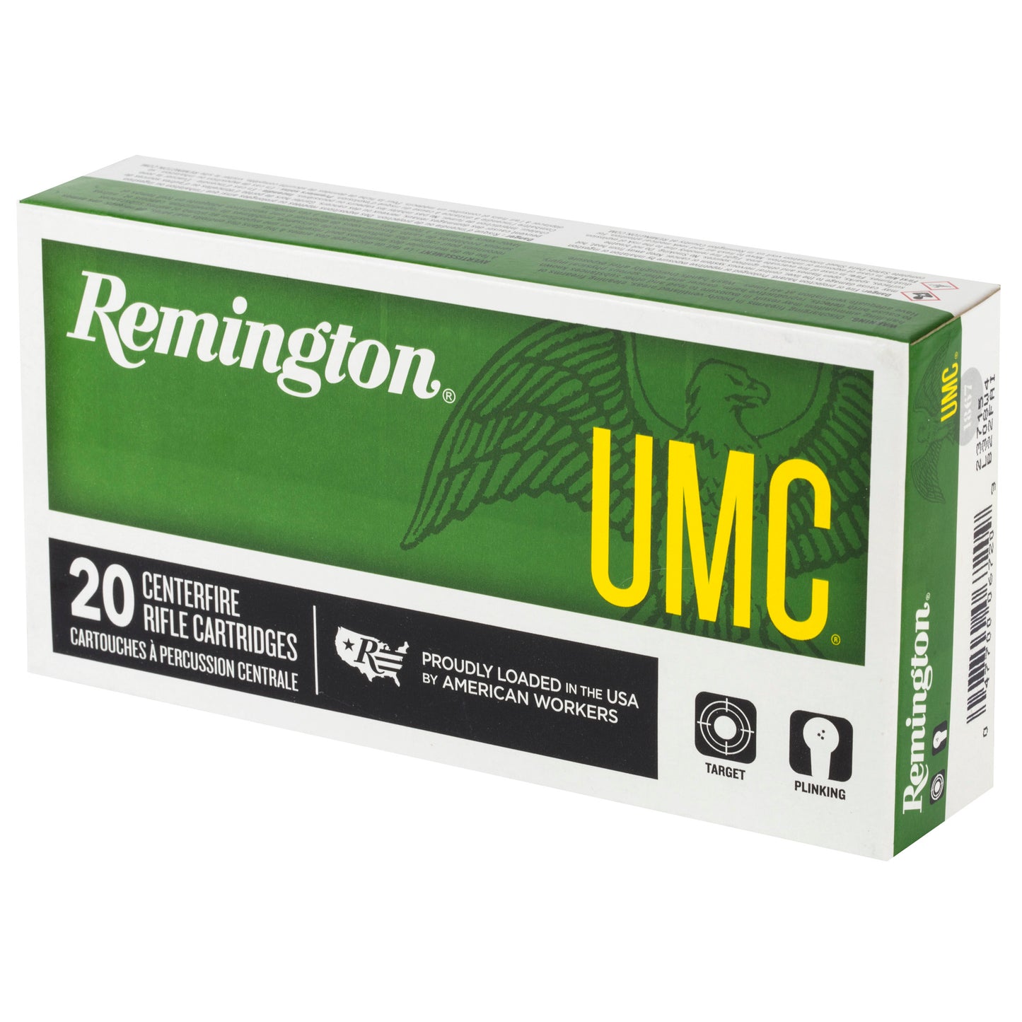 Remington UMC 308 Winchester 150-Grain Full Metal Jacket Rifle Ammunition (20 Rounds / Box, 200 Rounds / Case)