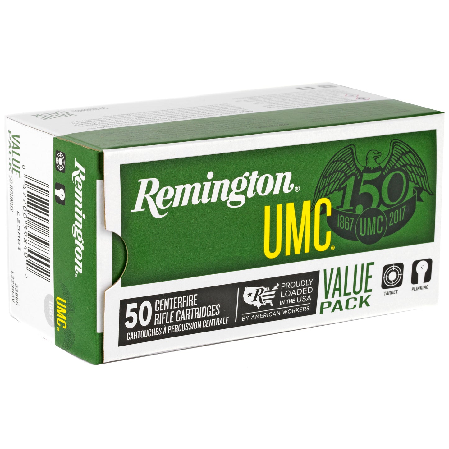 Remington UMC 223 Remington 55 Grain Full Metal Jacket Rifle Ammunition - 50 Rounds