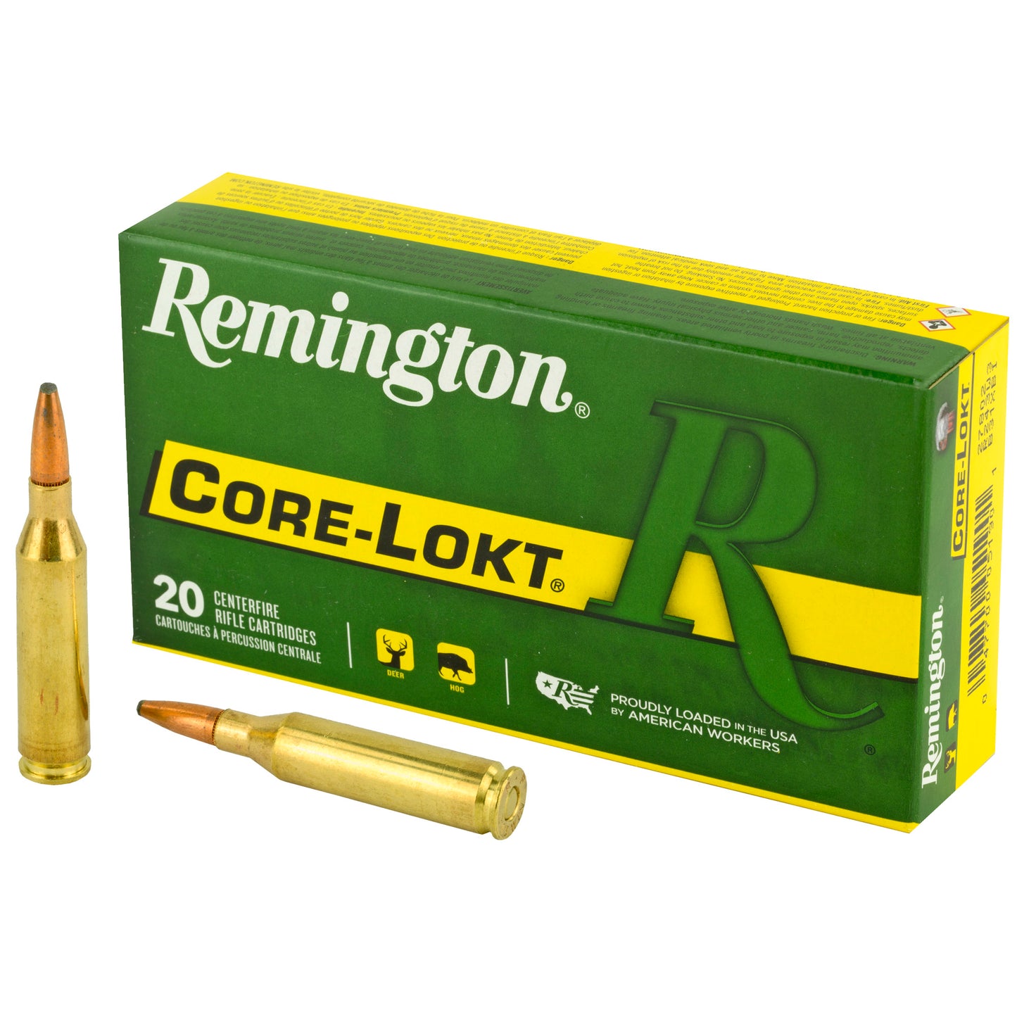 Remington Core-Lokt 243 Winchester 100-Grain Pointed Soft Point Ammunition (20 Rounds)