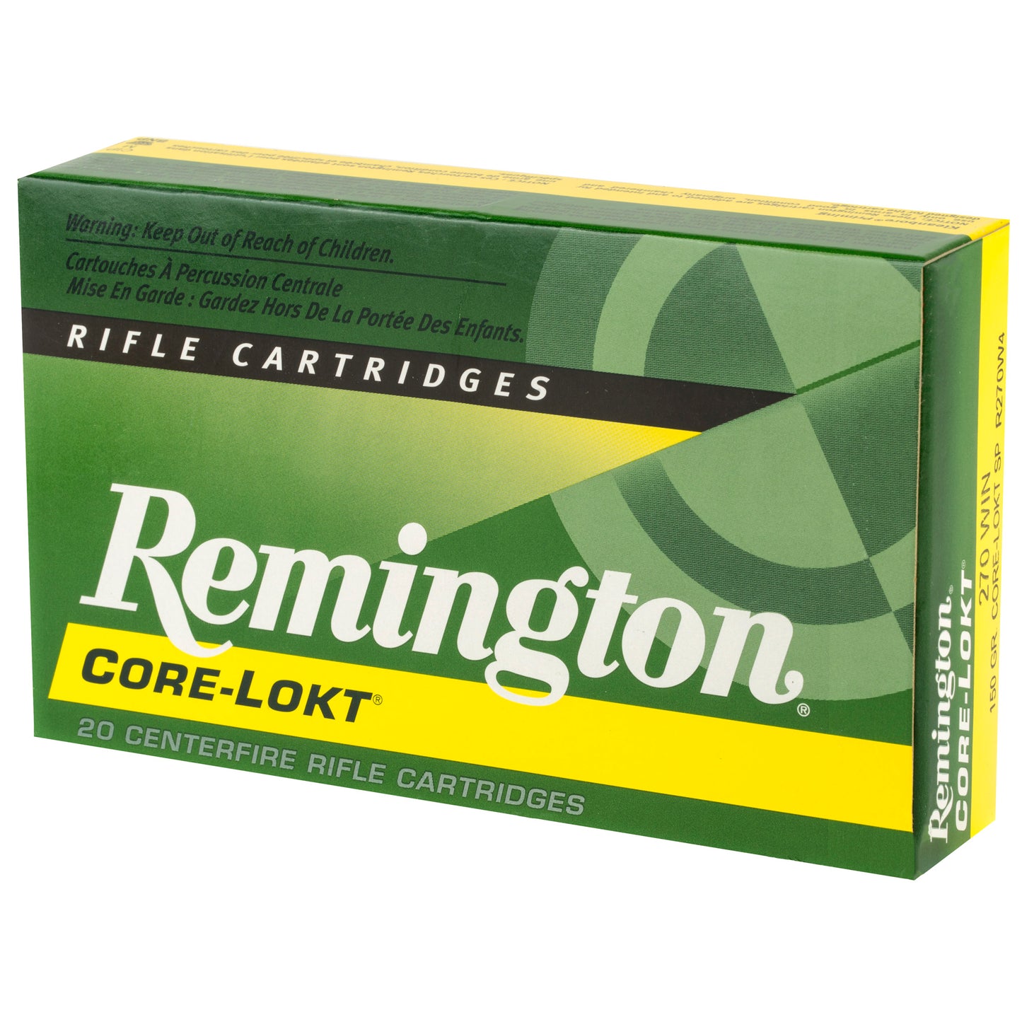 Remington Core-Lokt Ultra Bonded HyperSonic .270 Winchester 150-Grain Soft Point Ammunition (20 Rounds)