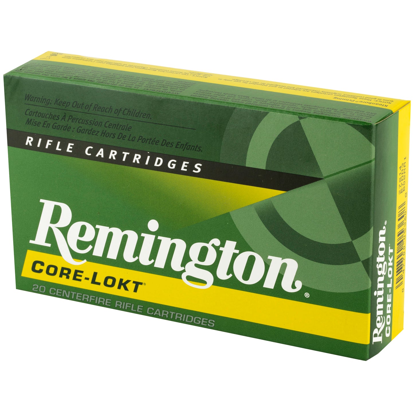 Remington Core-Lokt 7mm Remington 175 Grain Pointed Soft Point Ammunition * Reliable Big Game Hunting Load