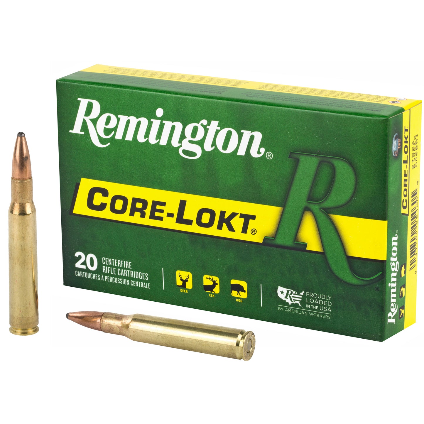 Remington Core-Lokt 30-06 Springfield 150 Grain Pointed Soft Point Ammunition - Reliable Big Game Hunting Load