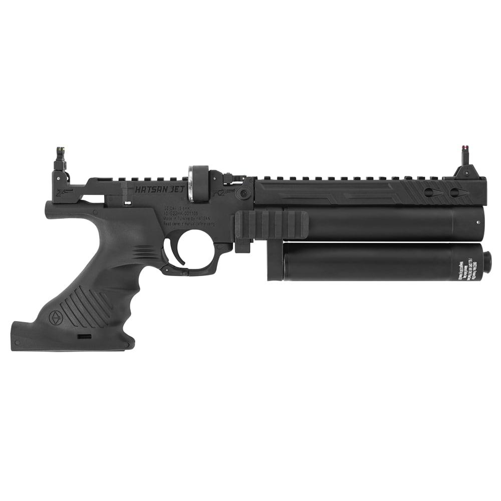 Hatsan Jet II Airgun Handgun .25 PCP 611fps Black - Harbor Arsenal