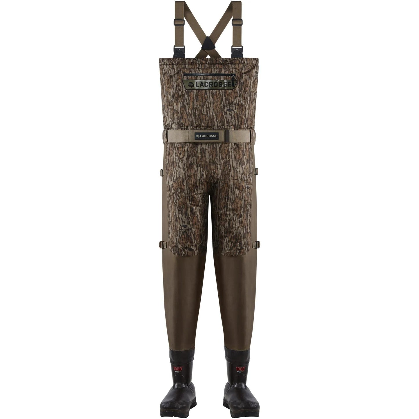 LaCrosse Alpha Swampfox Breathable Mossy Oak Bottomland 1000G Size 13 - Harbor Arsenal