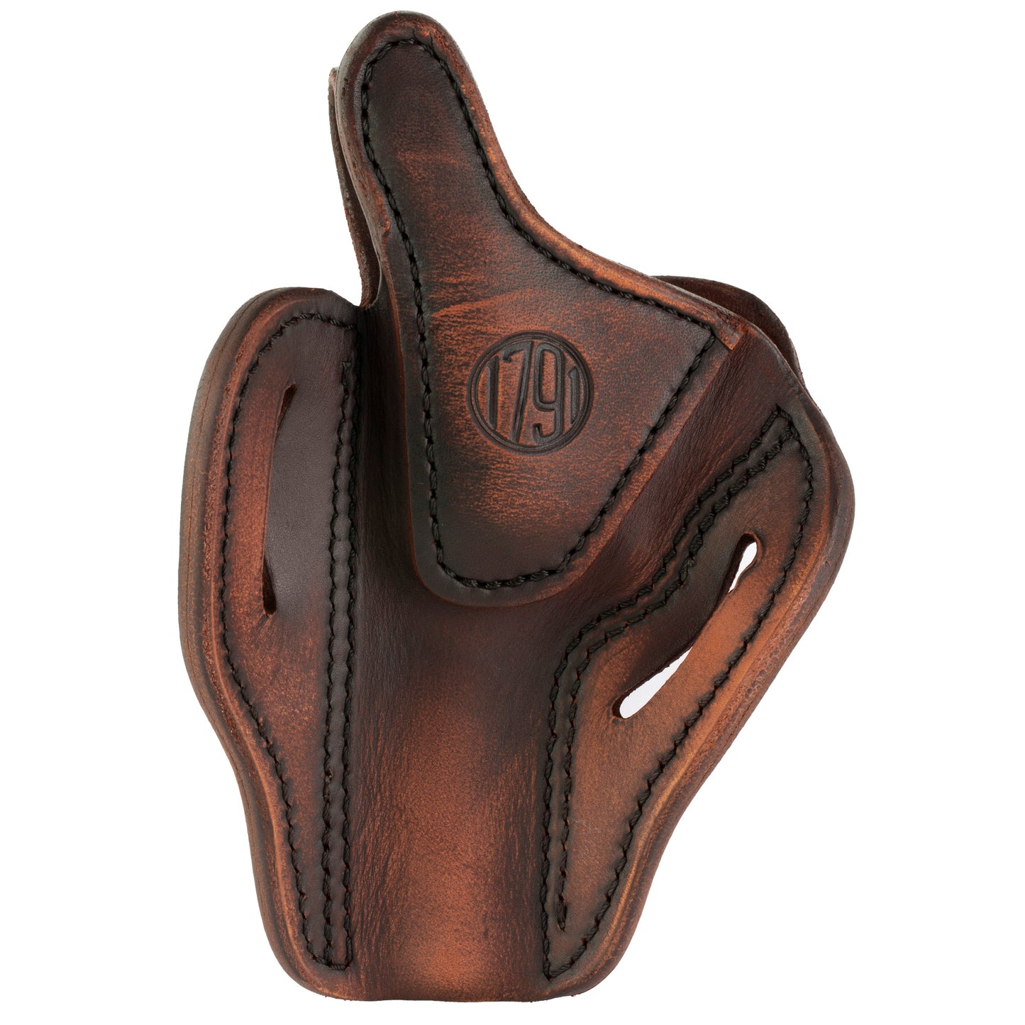 1791 Gunleather RVH2 K-Frame Revolver Belt Holster * Vintage Brown Leather for 3-4 Inch Barrels