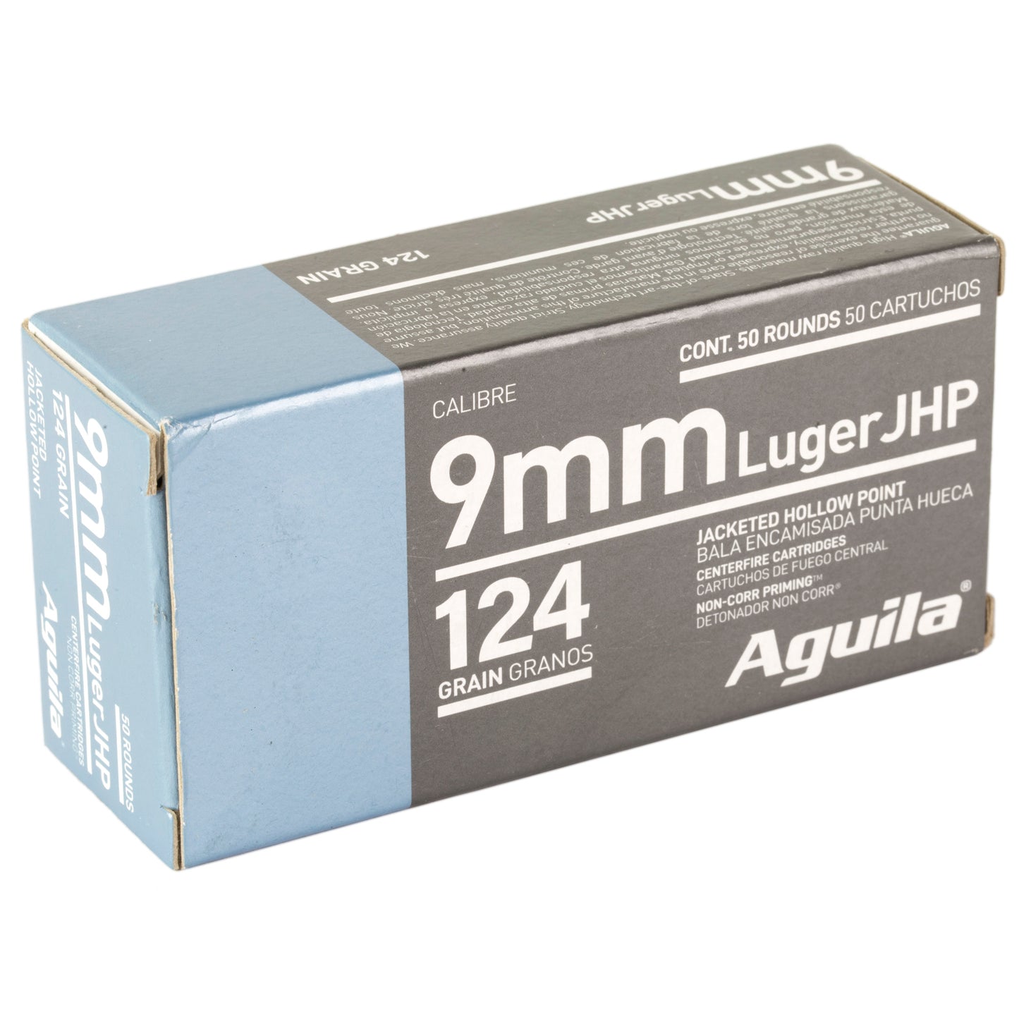 Aguila Ammunition 9mm 124 Grain Jacketed Hollow Point - Flawless Cycling & Precision Accuracy
