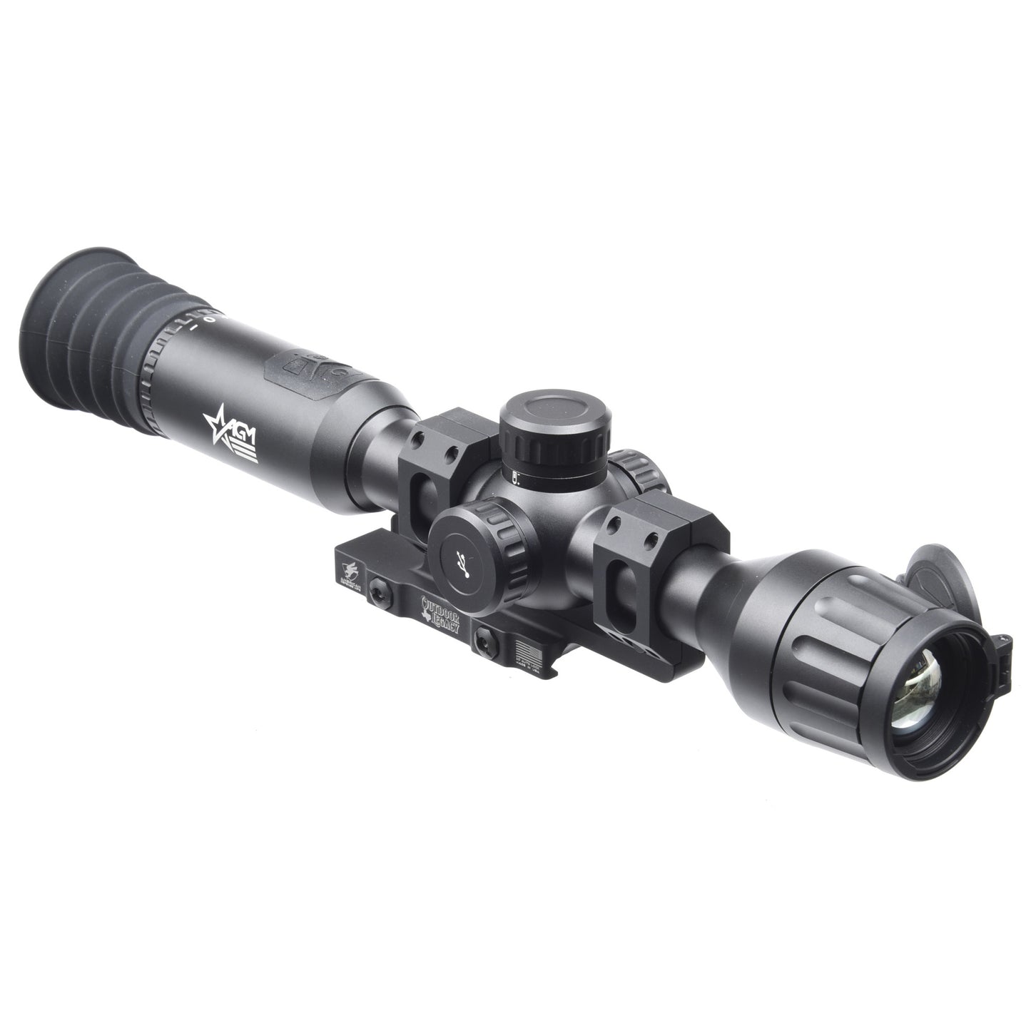 AGM Adder TS35 Thermal Imaging Scope with 35mm Objective Lens - Black
