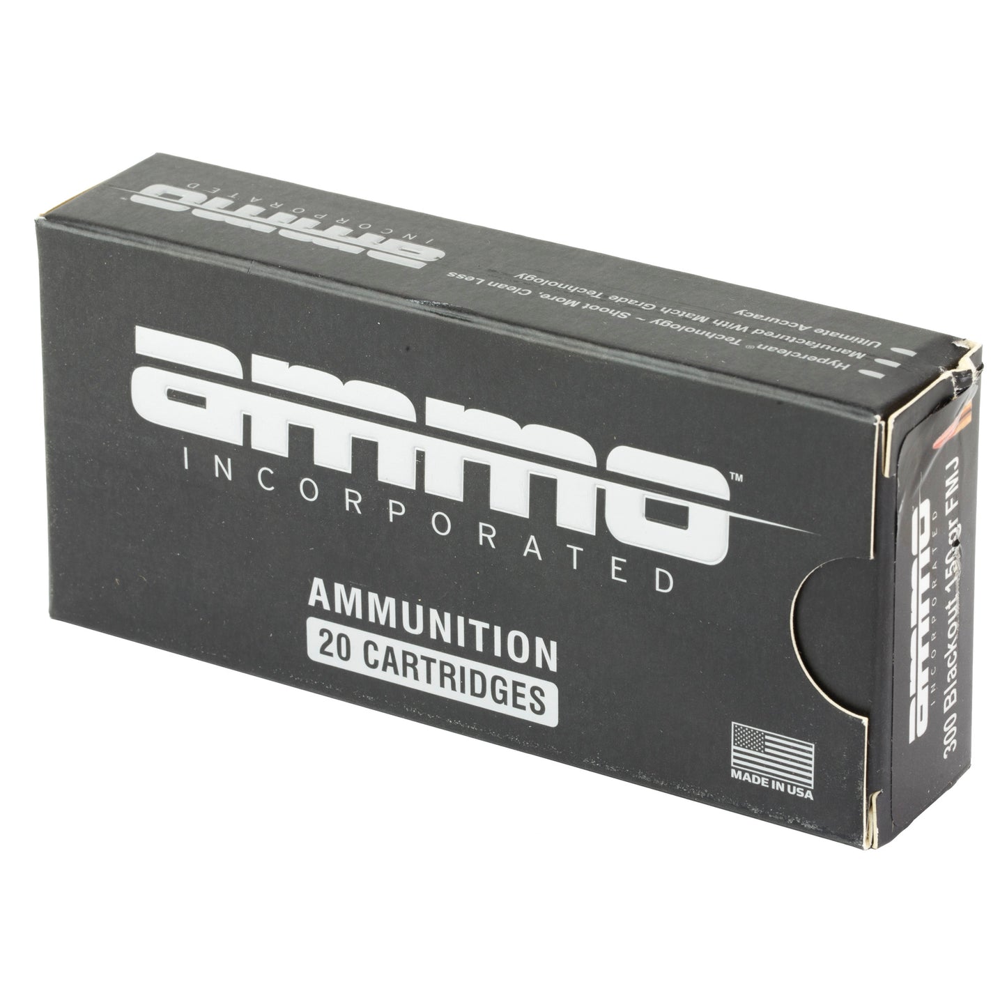 Ammo Inc .300 Blackout 150 Grain Full Metal Jacket Ammunition * Signature Series, 20 Rounds Per Box