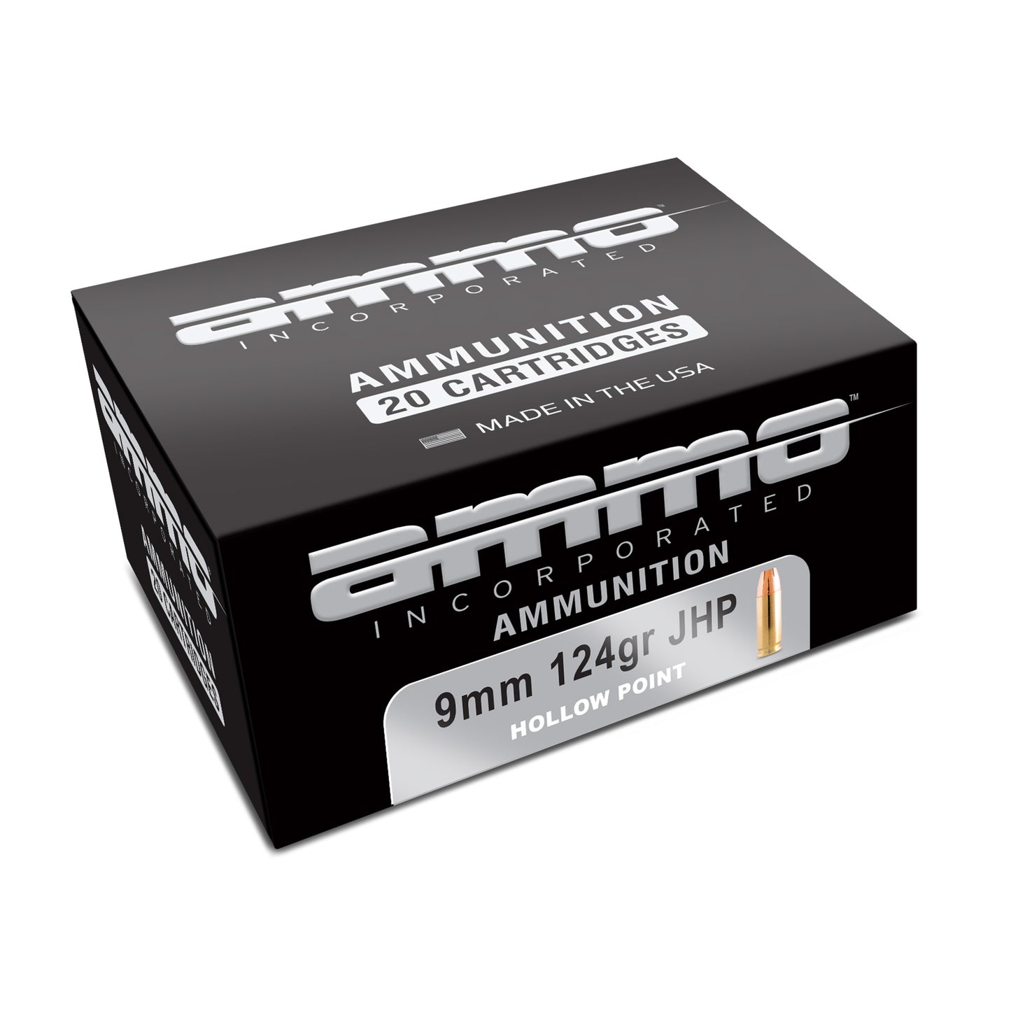 Ammo Inc Signature 9mm 124 Grain Hollow Point Ammunition * 20 Rounds
