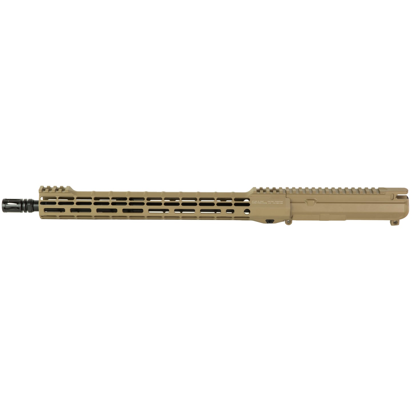 Aero Precision M4E1-T Upper Receiver with ATLAS S-ONE Handguard in Flat Dark Earth, 16-Inch 1:7 Barrel for 5.56 NATO