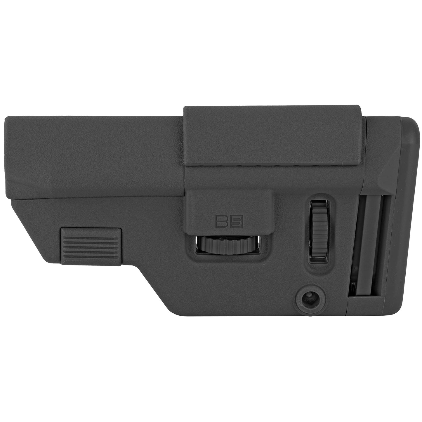 B5 Systems Collapsible Precision Stock Short for Milspec Carbine Receivers - Black