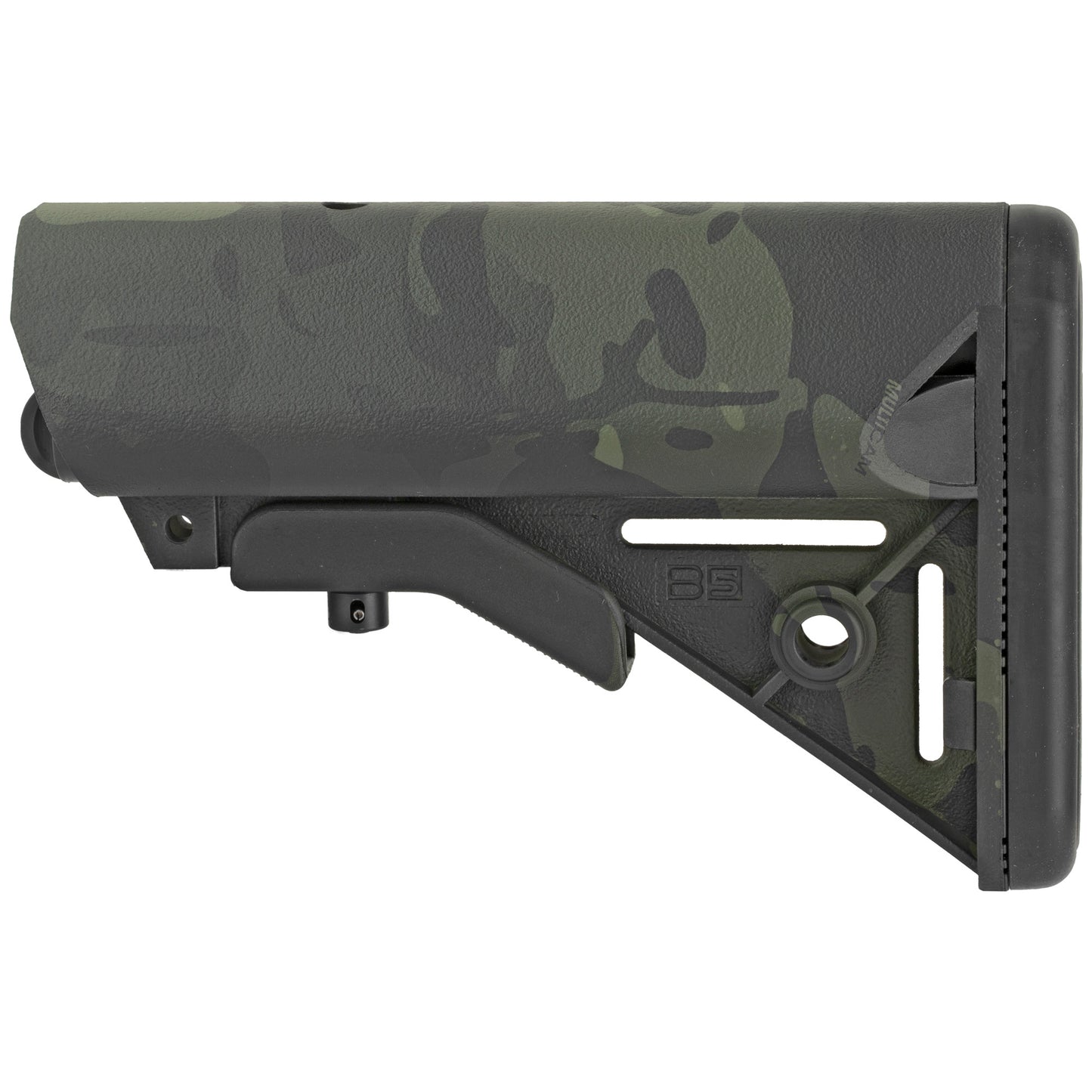 B5 Systems SOPMOD Stock for AR-15 - Mil-Spec, MultiCam Black
