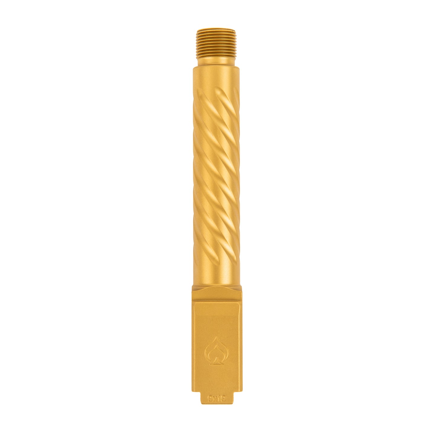 Ballistic Advantage Premium Series 4.5-Inch 9mm Threaded Gold Pistol Barrel - Model BAPSG195T3G