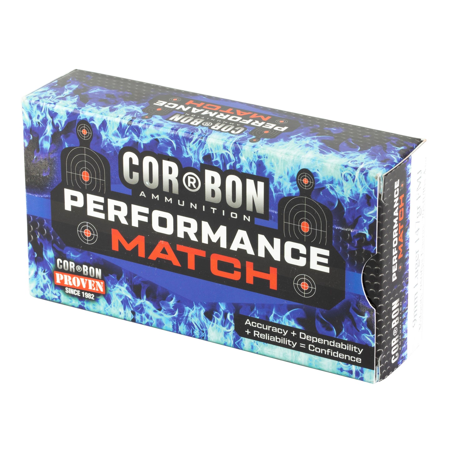 Corbon Ammo Performance Match 9mm Luger 147-Grain Full Metal Jacket Ammunition (50 Rounds)