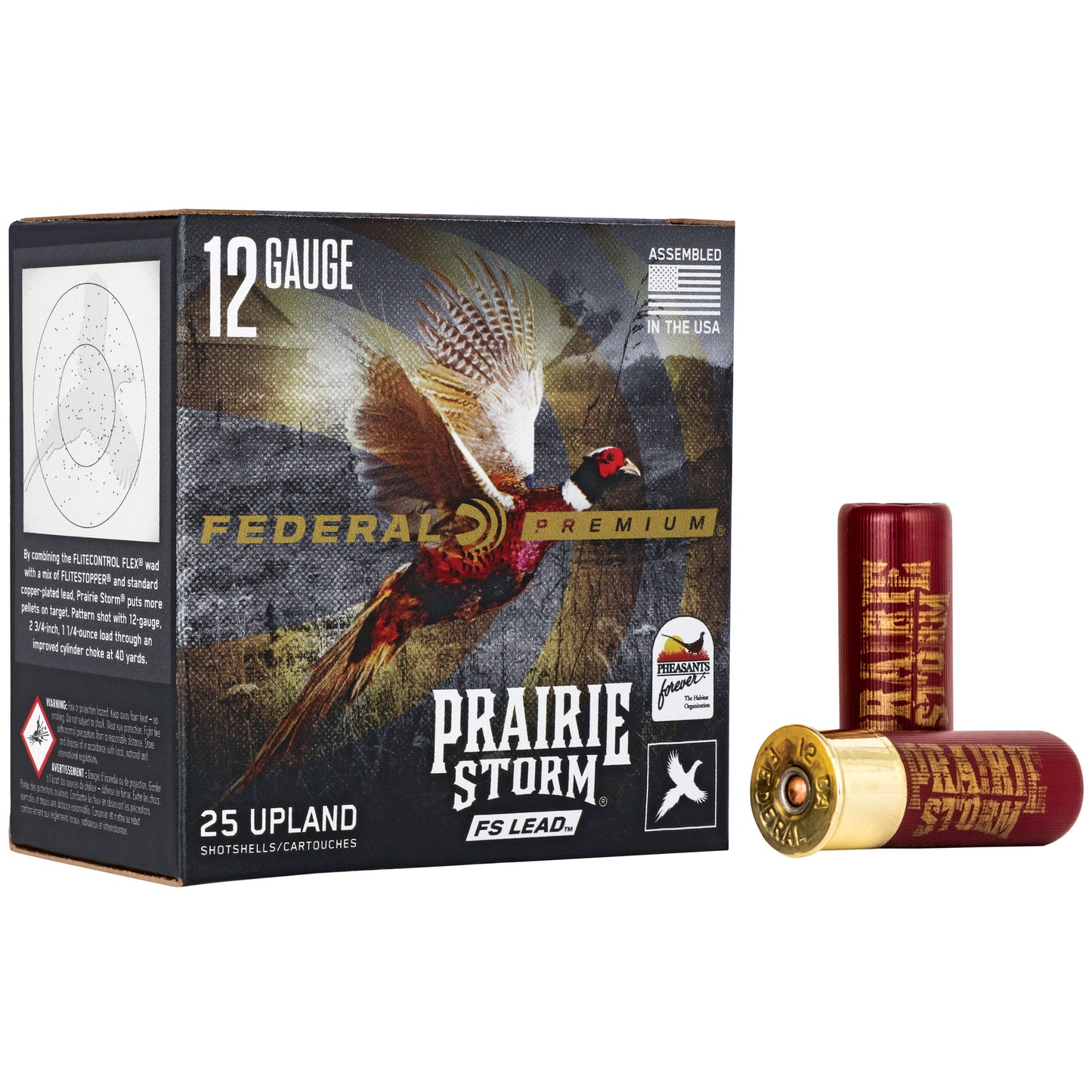 Federal Premium Prairie Storm FS 12 Gauge #6 Lead Shot * 1 1/4 oz, Box of 25