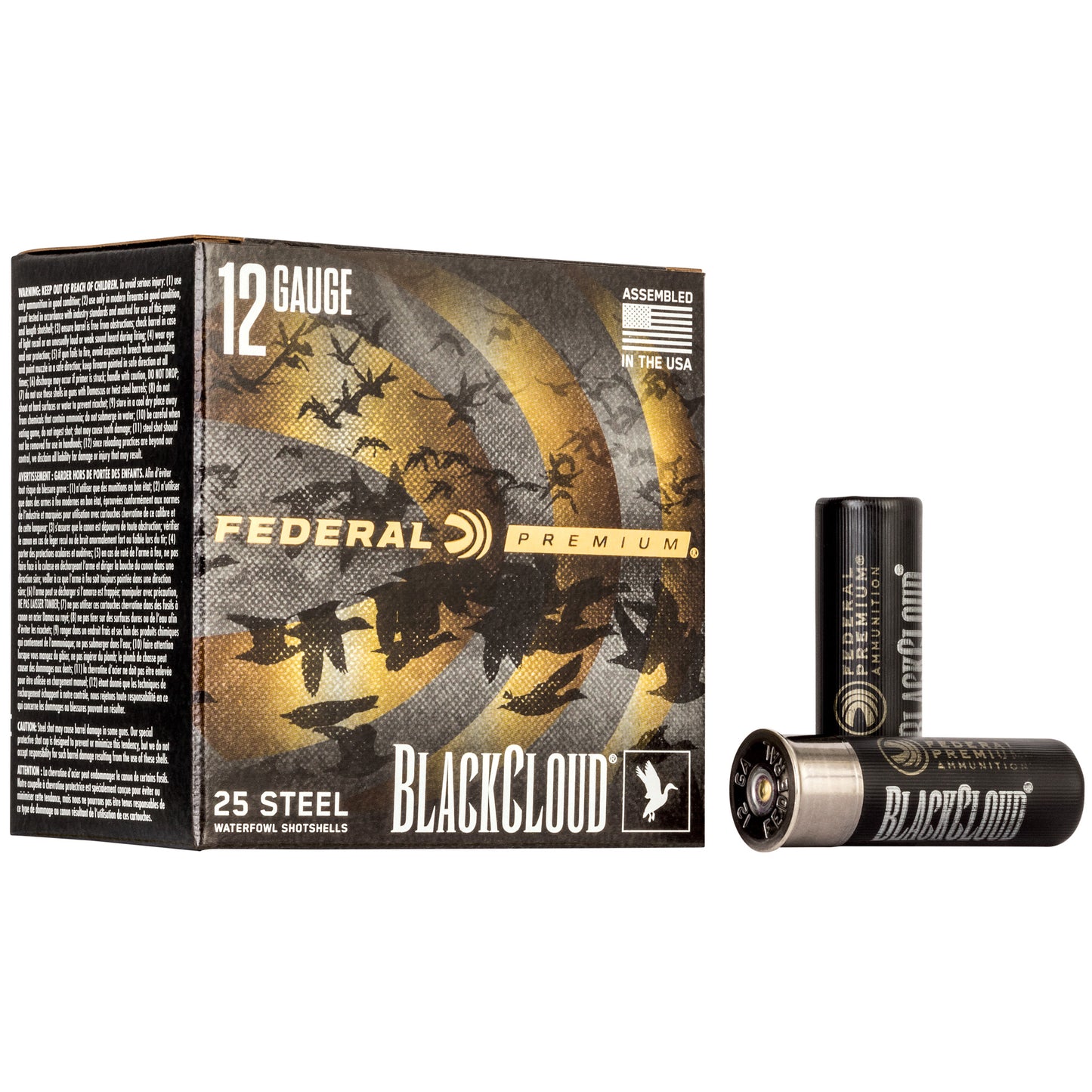 Federal Premium Black Cloud FS Steel 12 Gauge 3-Inch 1? Oz BB Steel Shot * 25 Rounds per Box
