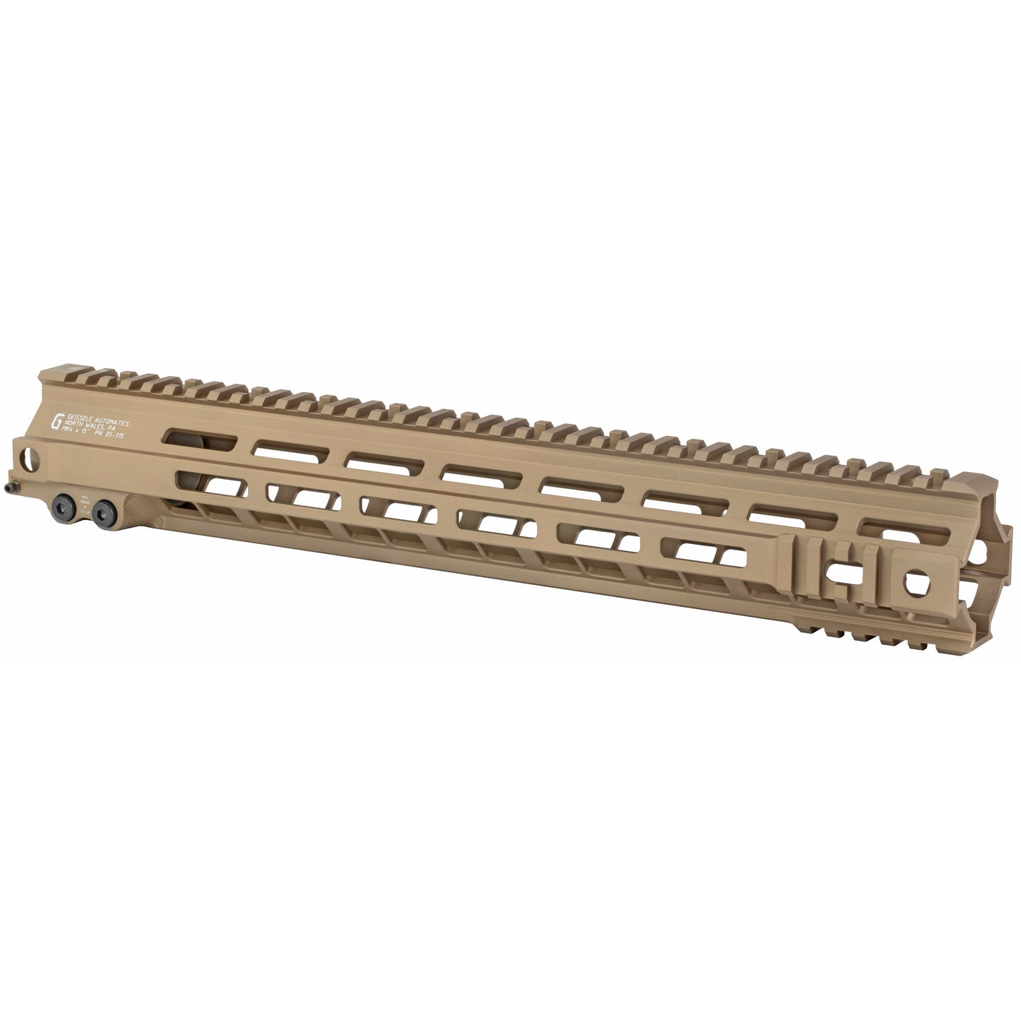 Geissele Automatics MK4 Super Modular Rail for AR-15 - Desert Tan, 15-Inch
