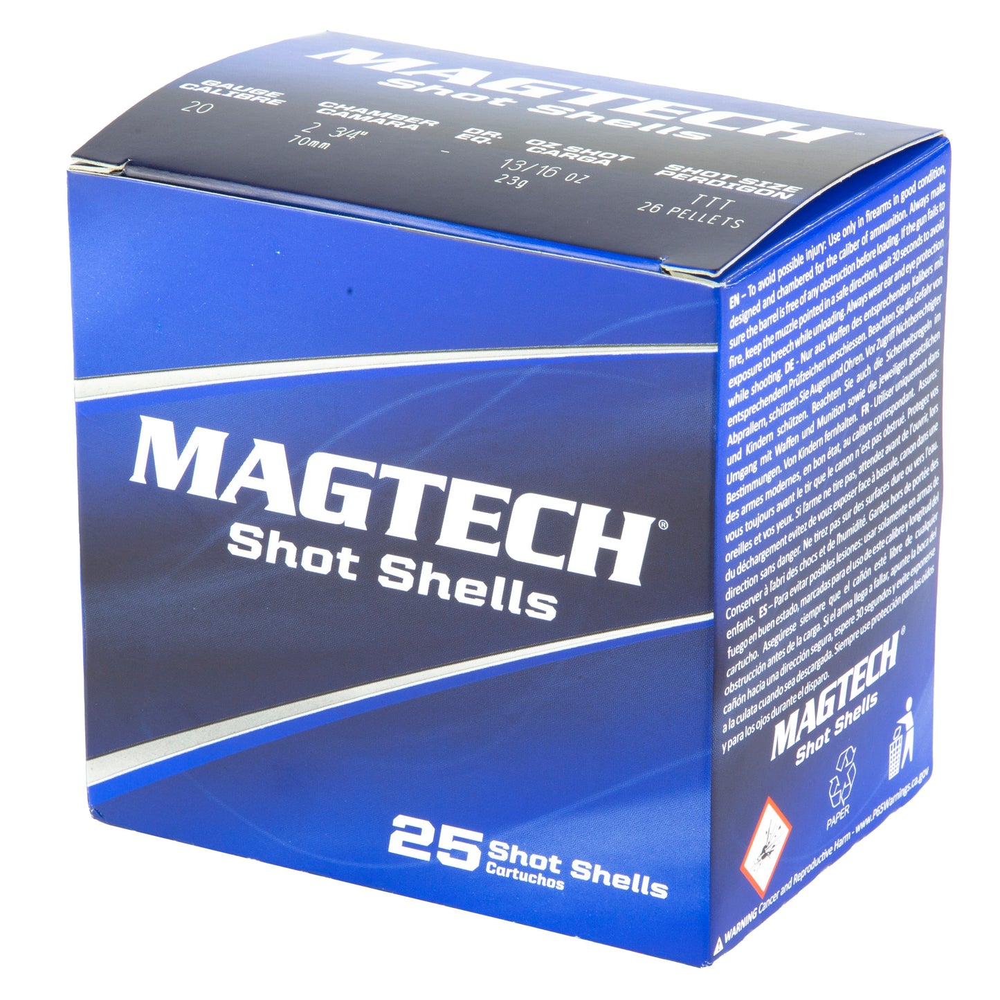 Magtech 20 Gauge 2.75-Inch Buckshot Shot Shells * 25 Rounds per Box, 250 per Case